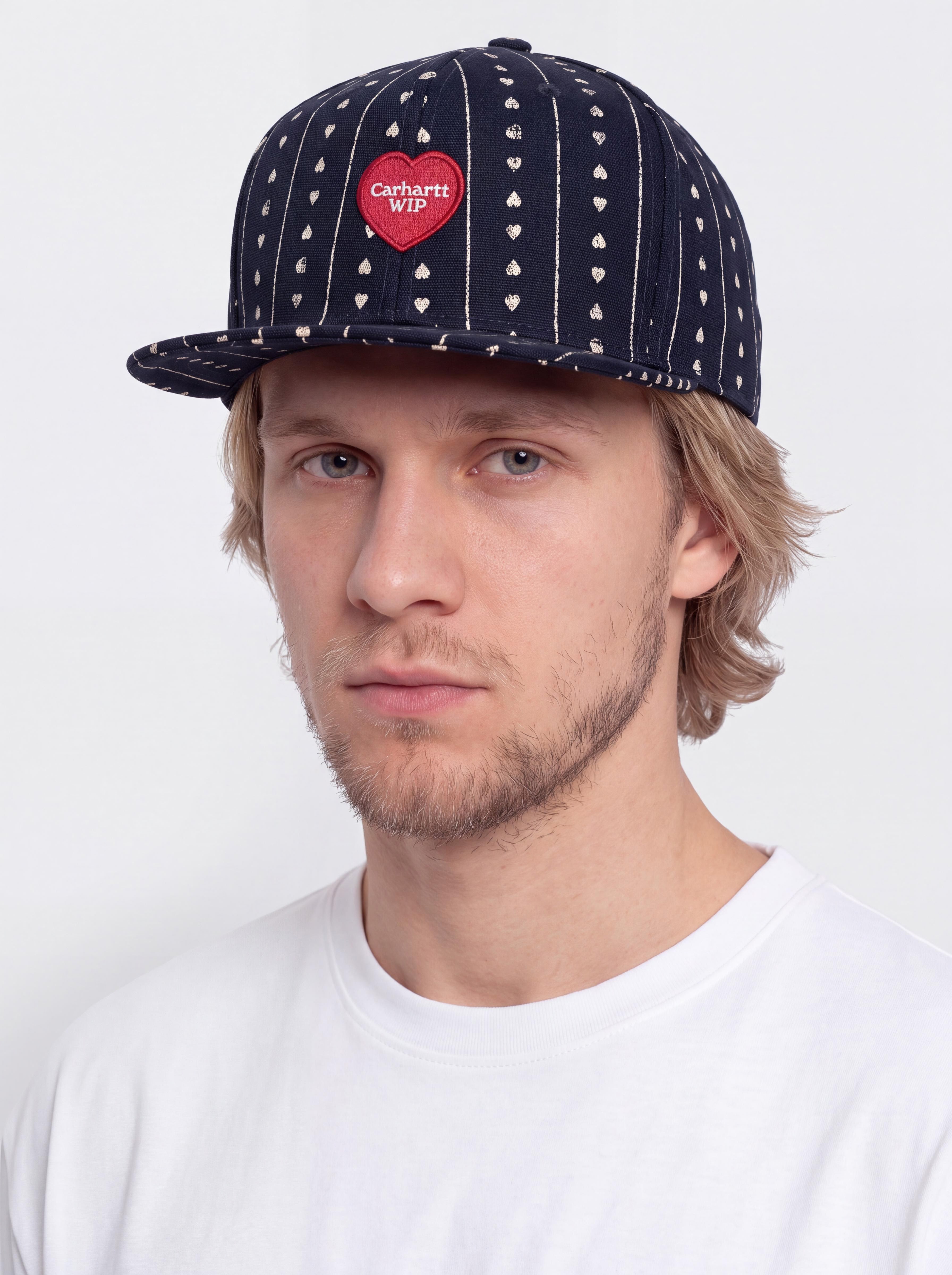 Kšiltovka  Carhartt WIP Drewe (heart c pinstripe/ink/natural/dark navy)