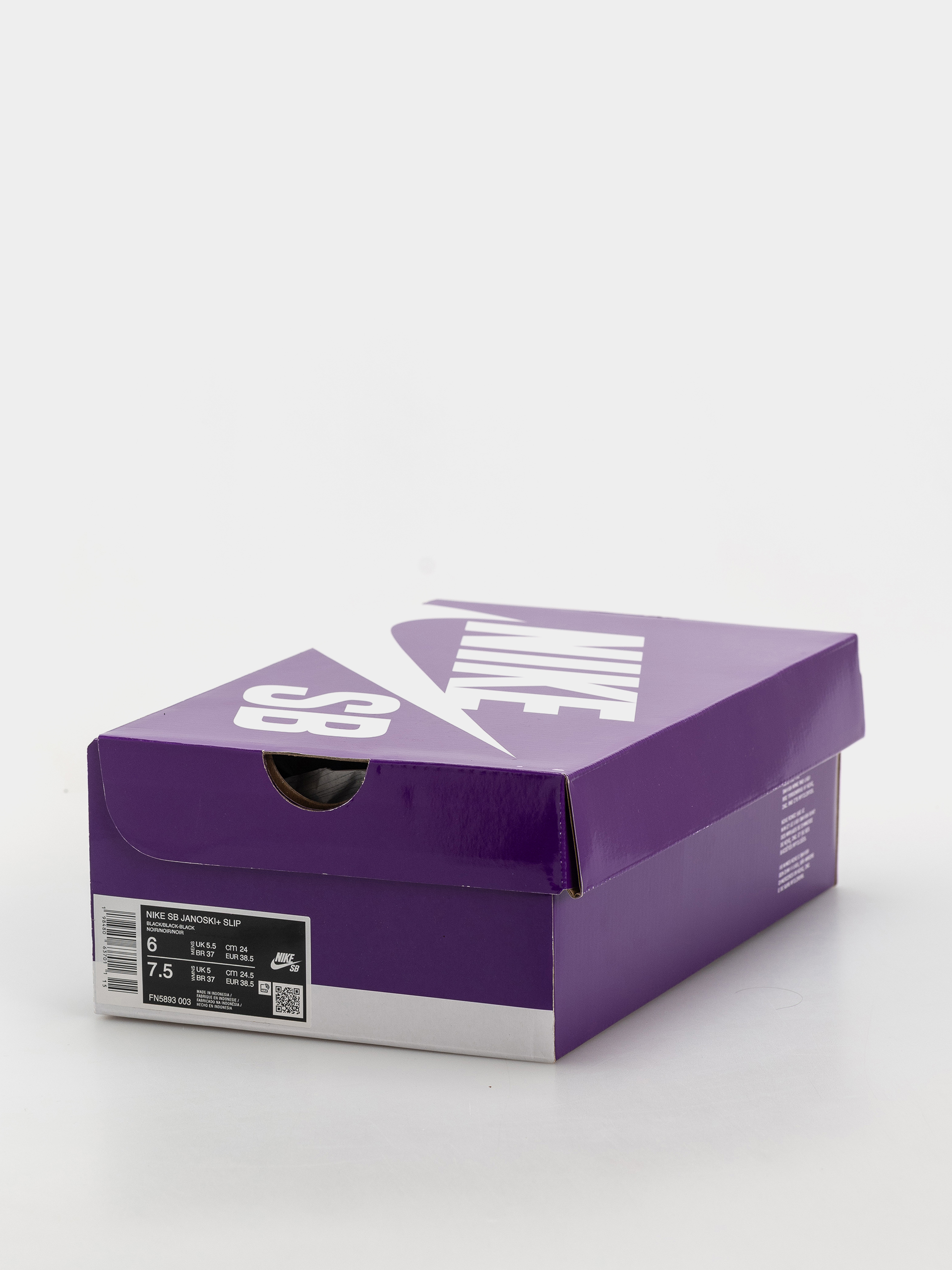 Boty Nike SB Janoski+ Slip (black/black black gum light brown)