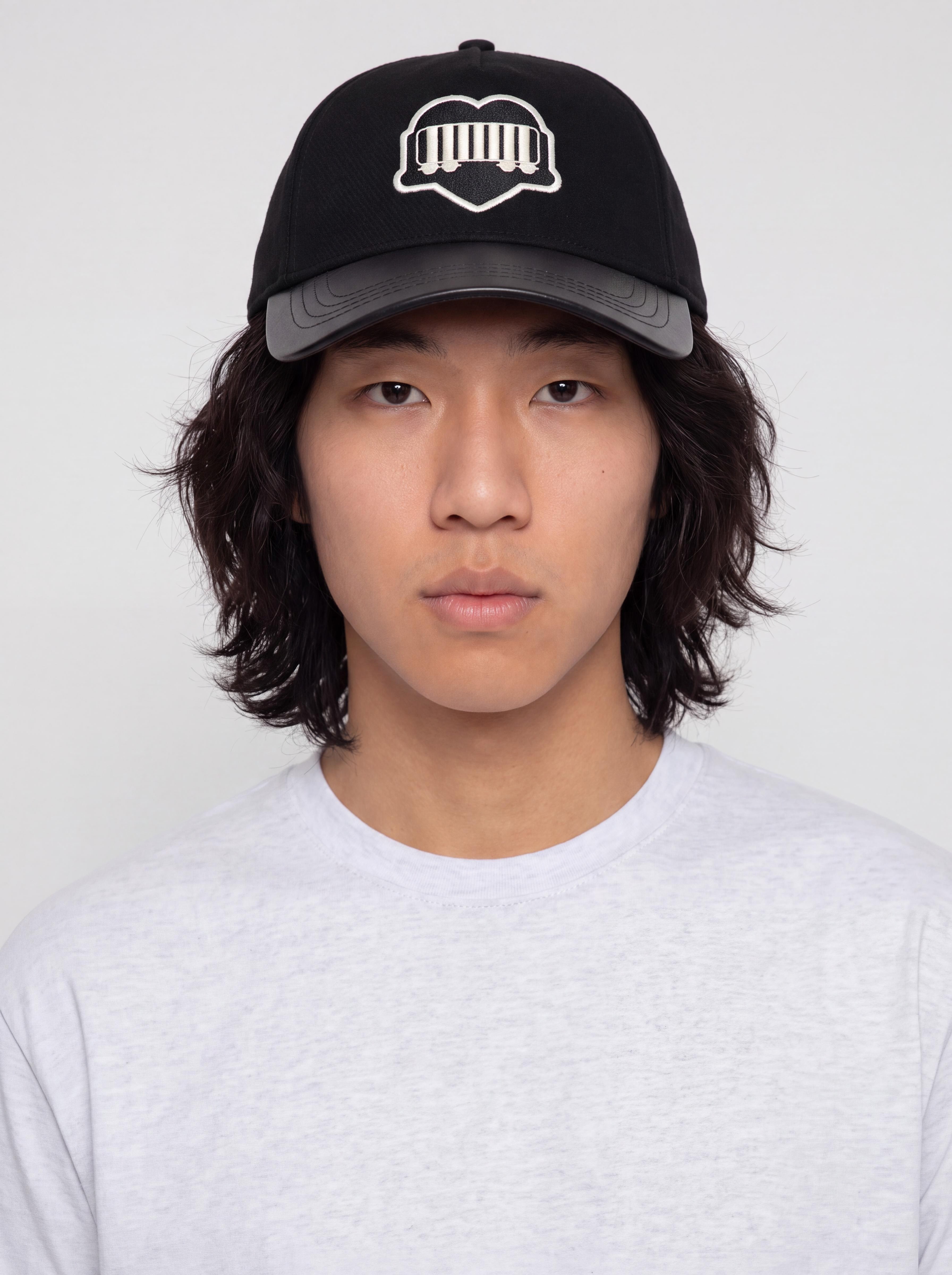 Kšiltovka  Carhartt WIP Heart Train (black/black)