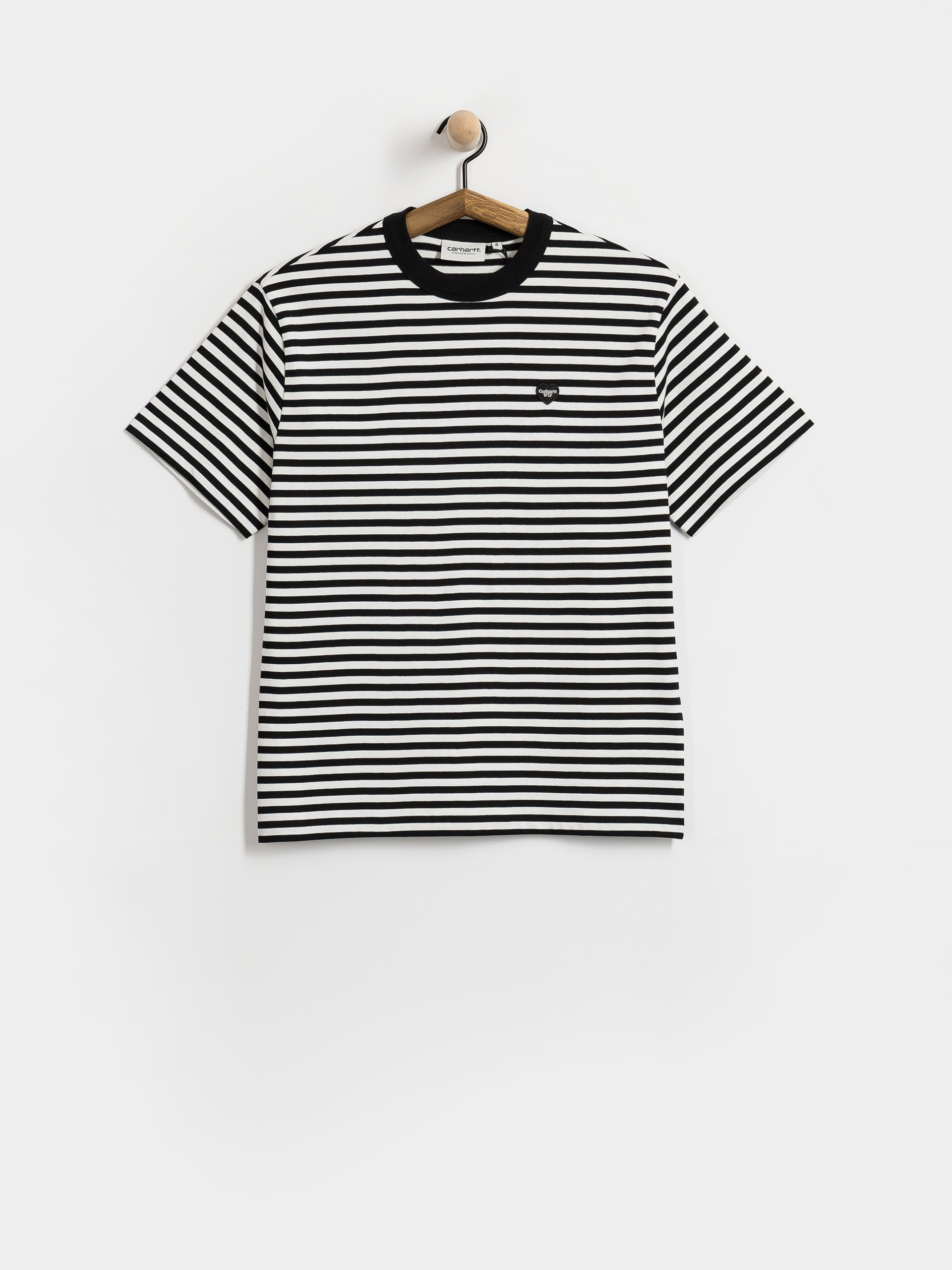 Tričko Carhartt WIP Essy Wmn (essy stripe black/wax)