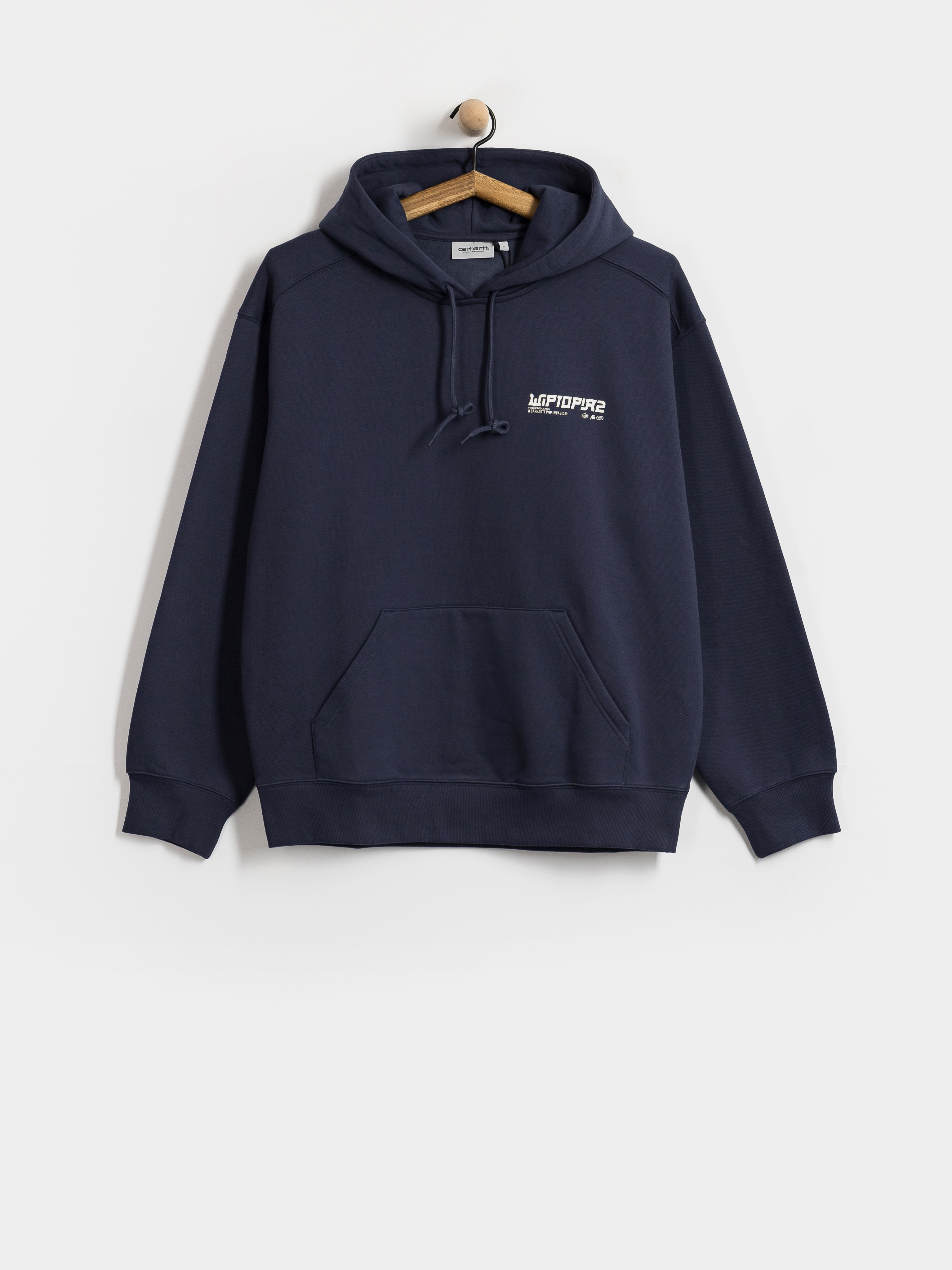 Mikina s kapucí Carhartt WIP Wiptopia II HD (blue)