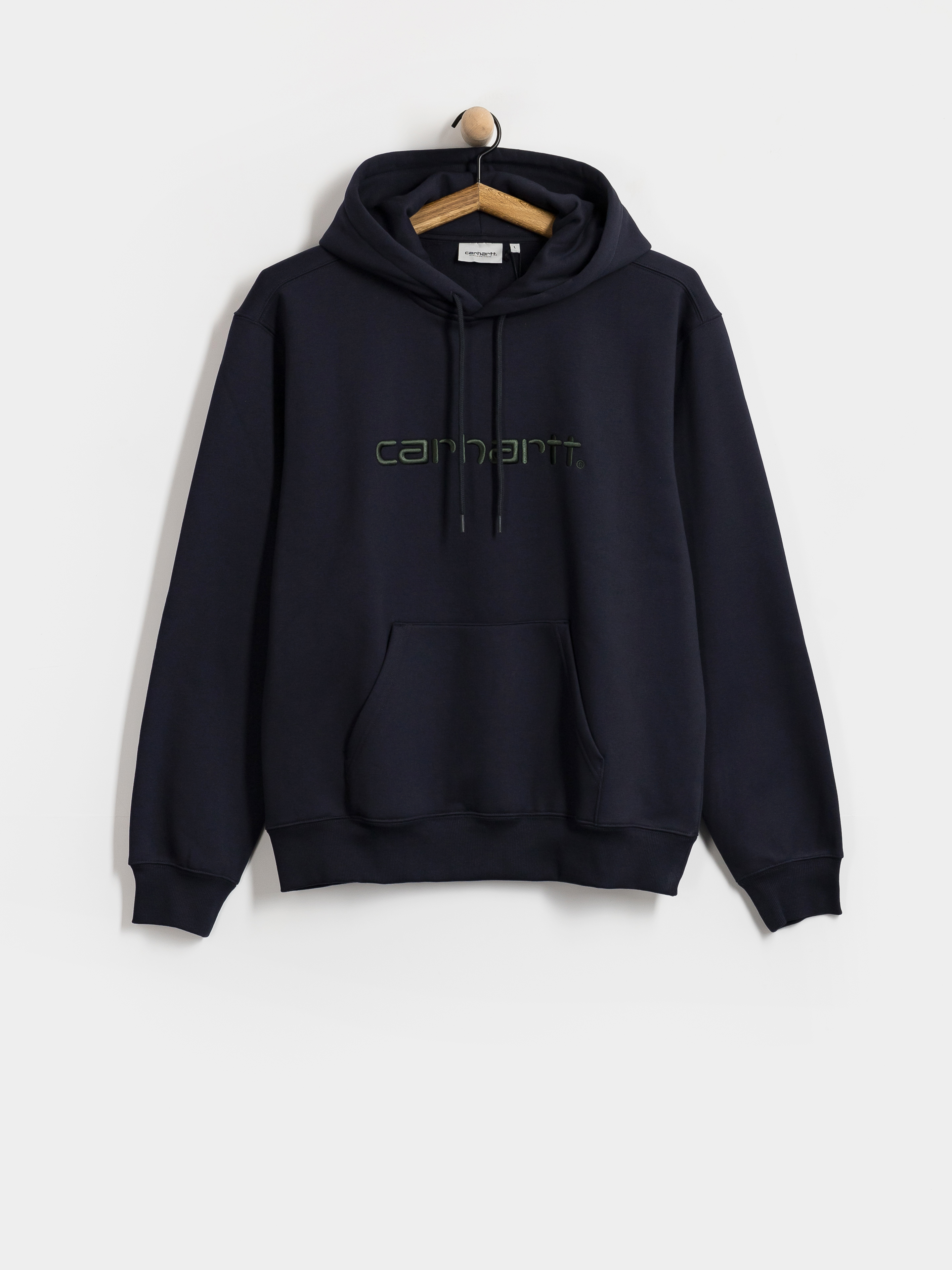 Mikina s kapucí Carhartt WIP Carhartt HD (dark navy/dark scarab)