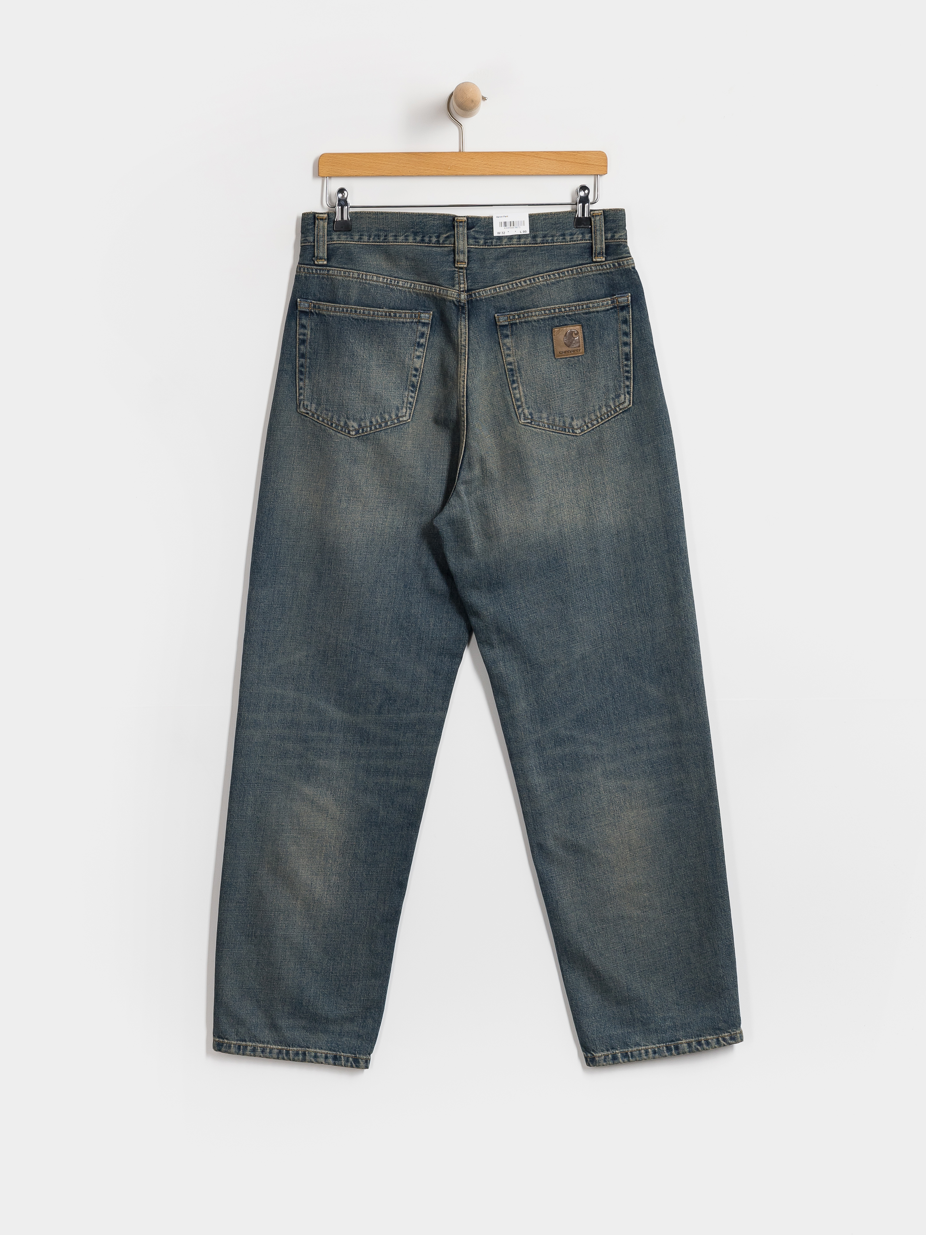 Kalhoty Carhartt WIP Aaron (blue/worn used wash)