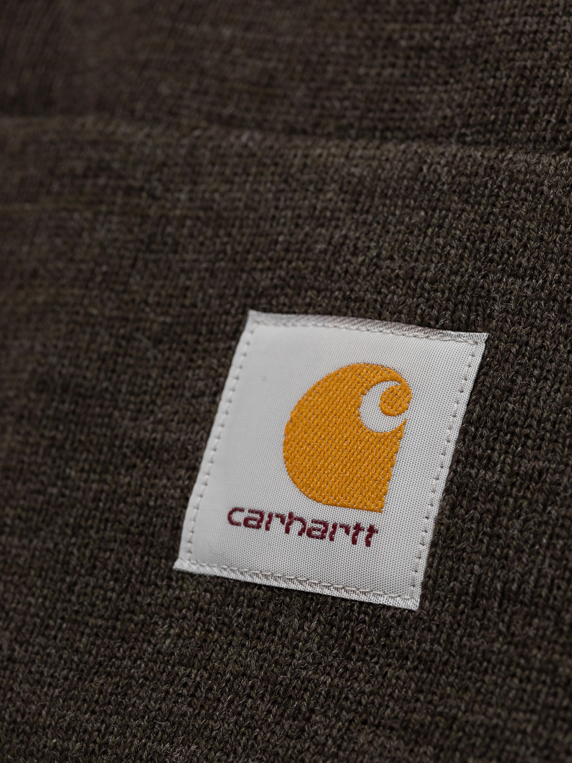 Čepice Carhartt WIP Acrylic Watch (shungite heather)