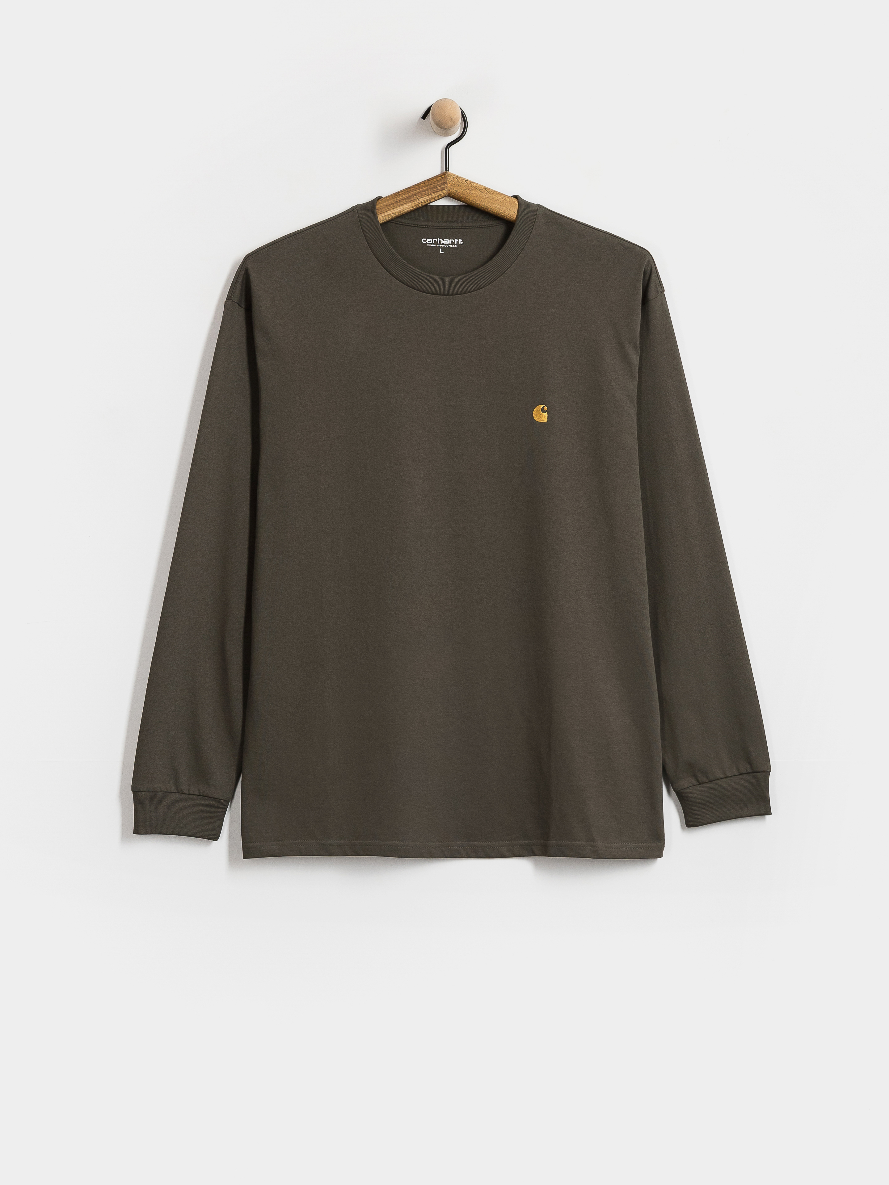 Triko Carhartt WIP Chase (shungite/gold)