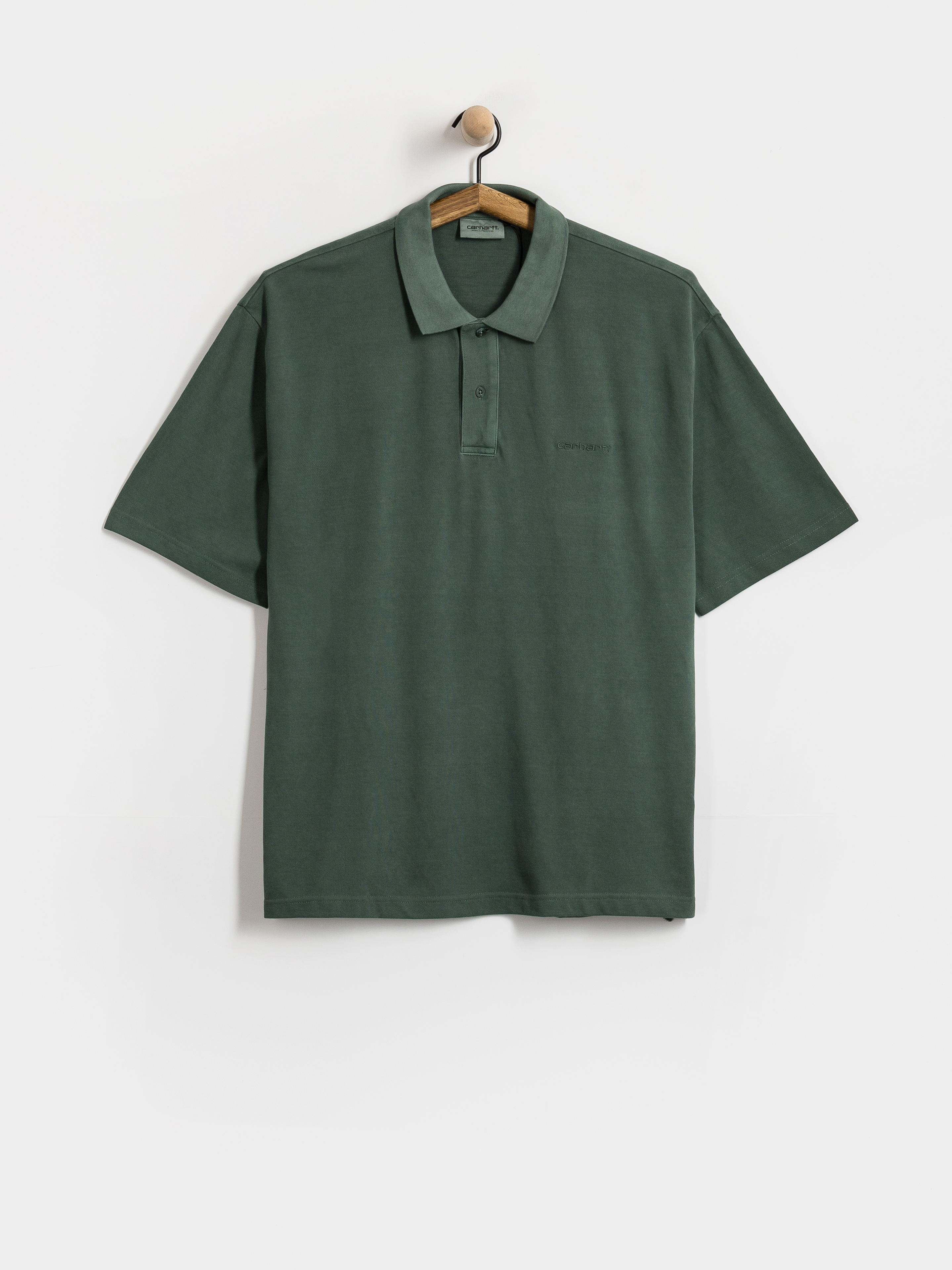 Triu010dko Carhartt WIP Wayne Polo (dark scarab/garment dyed)