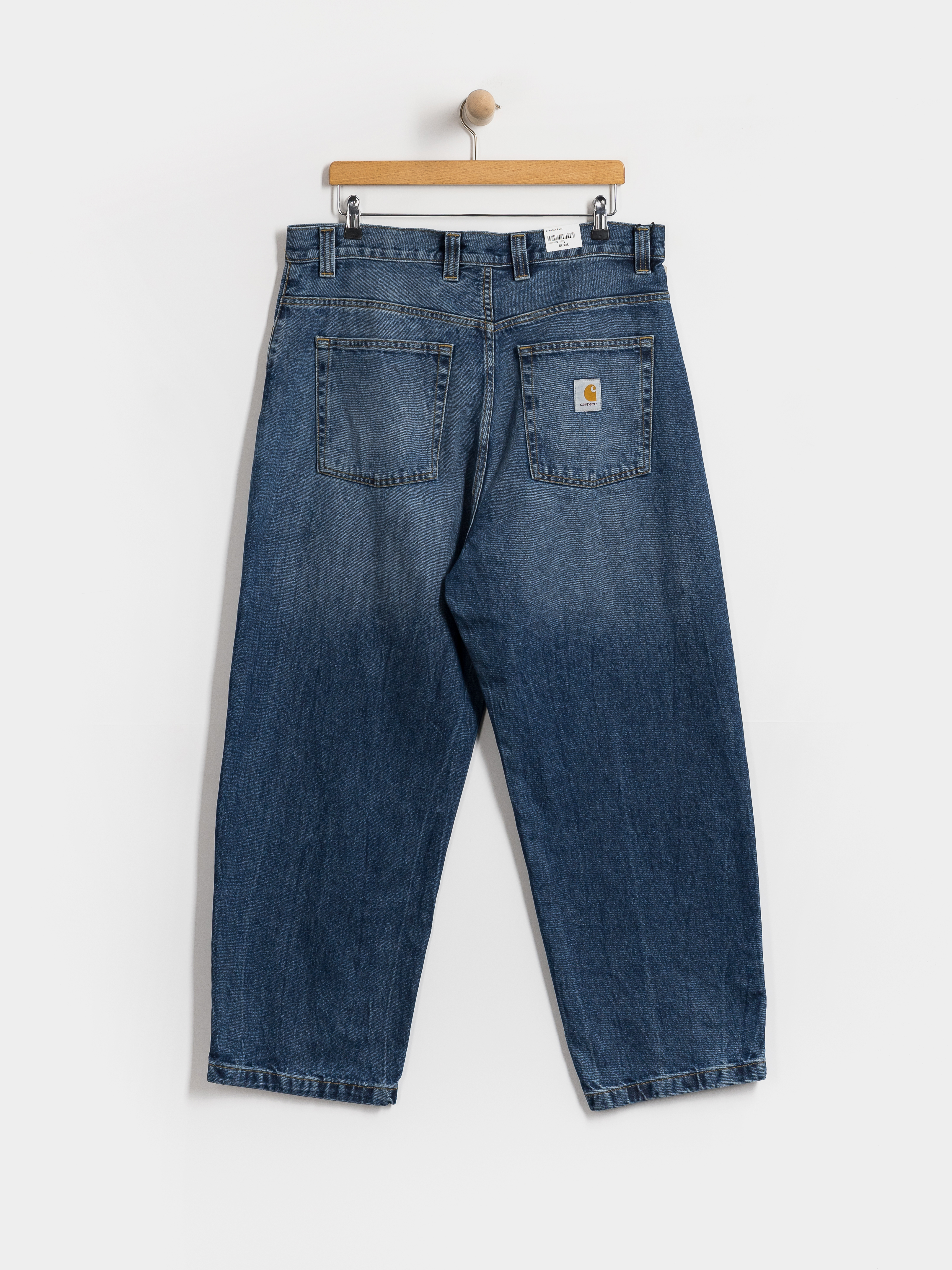 Kalhoty Carhartt WIP Brandon (blue/marble used wash)