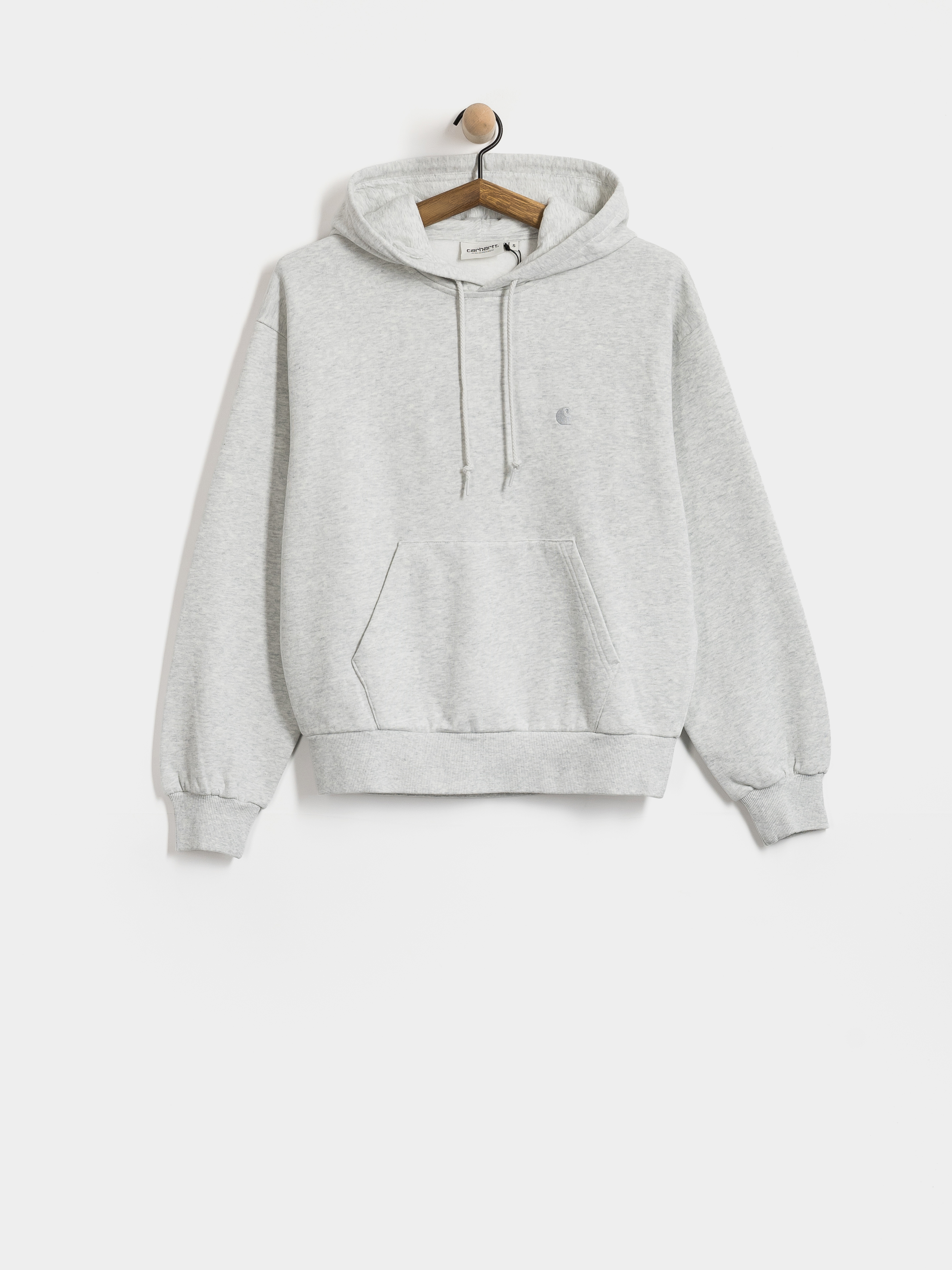 Mikina s kapucí Carhartt WIP Casey HD Wmn (ash heather/silver)