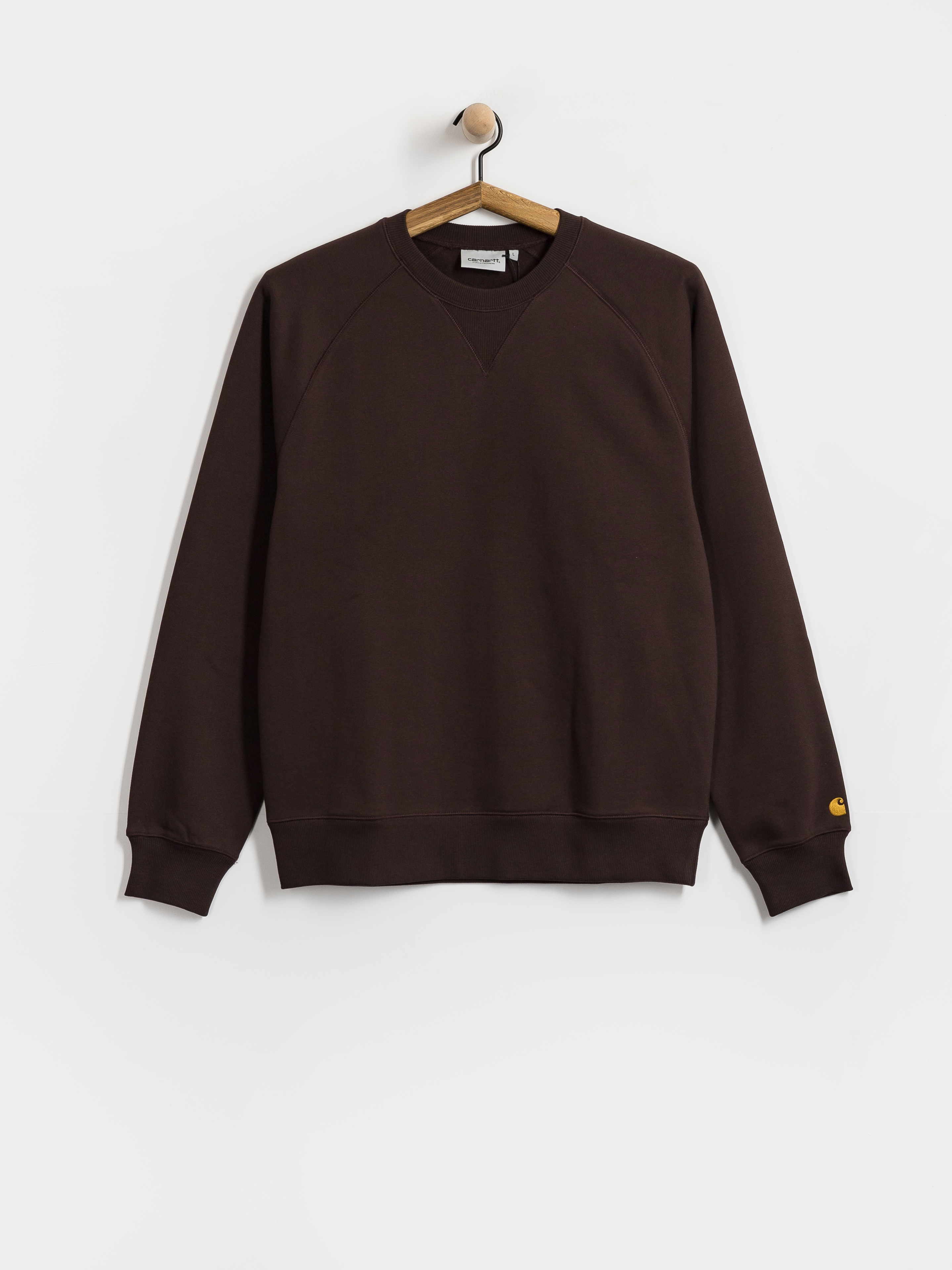 Mikina Carhartt WIP Chase (palisander/gold)