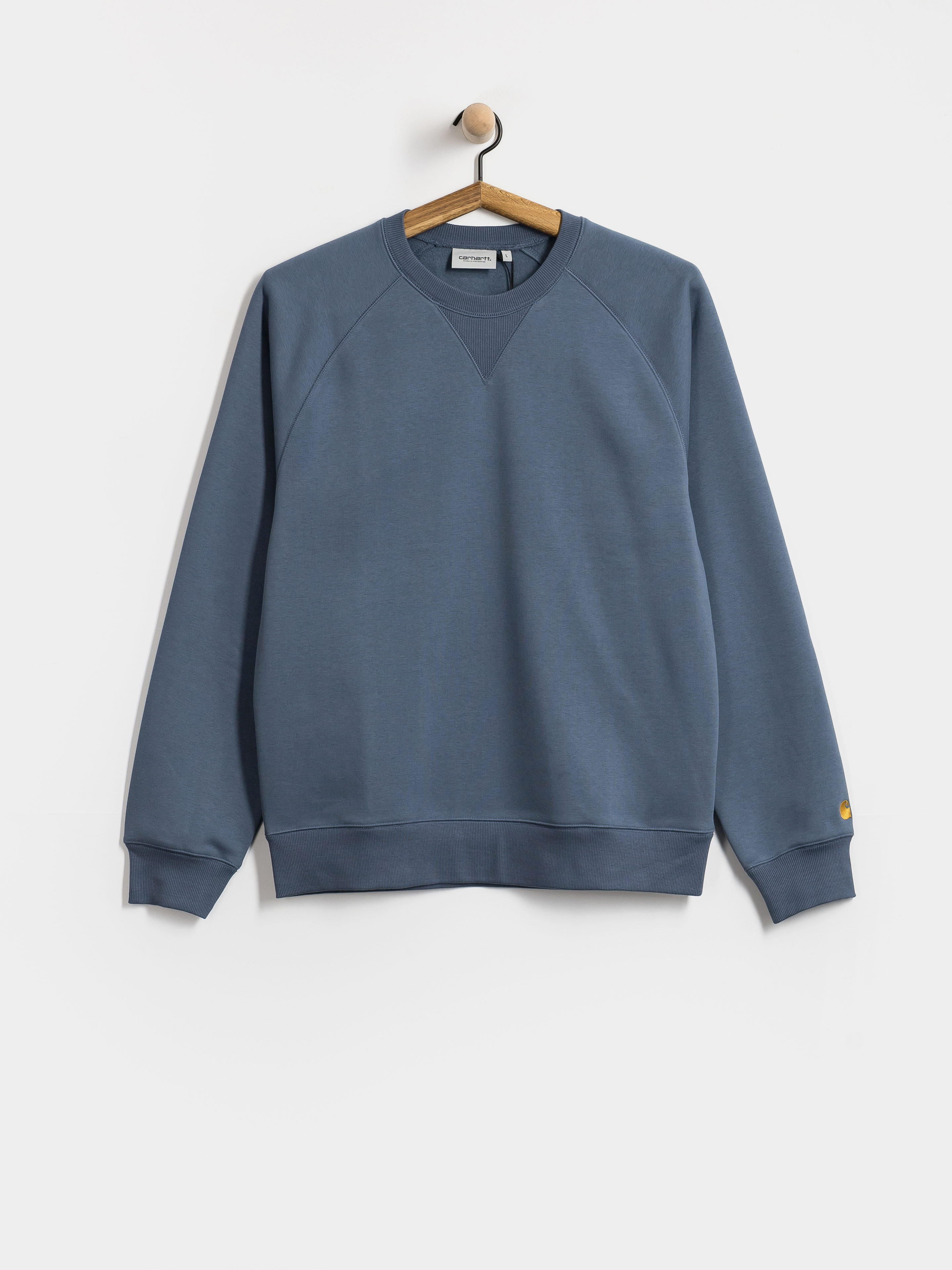 Mikina Carhartt WIP Chase (icesheet/gold)