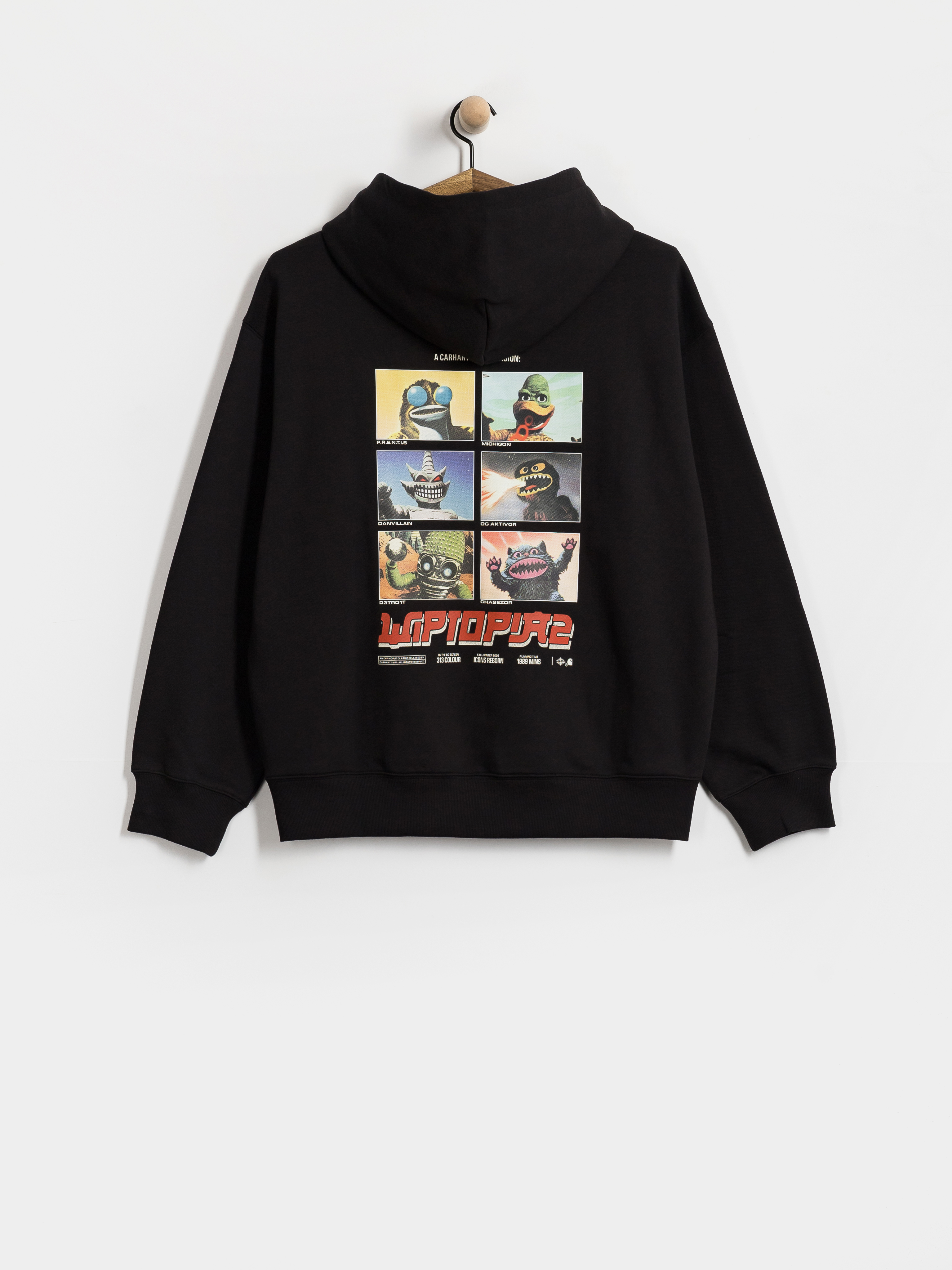 Mikina s kapucí Carhartt WIP Wiptopia II HD (black)