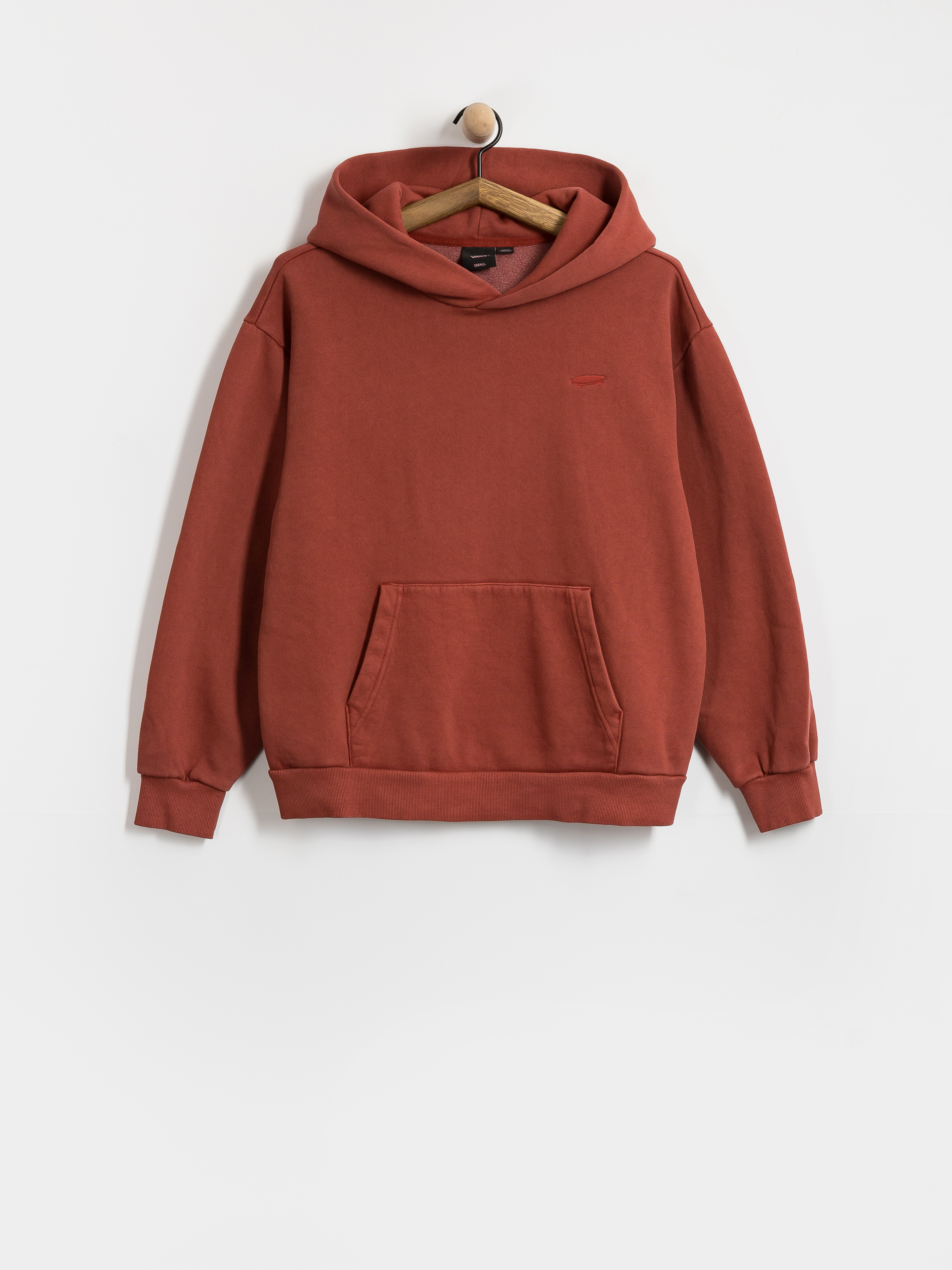 Mikina s kapucí Vans Salton Washed HD Wmn (poppy ember)