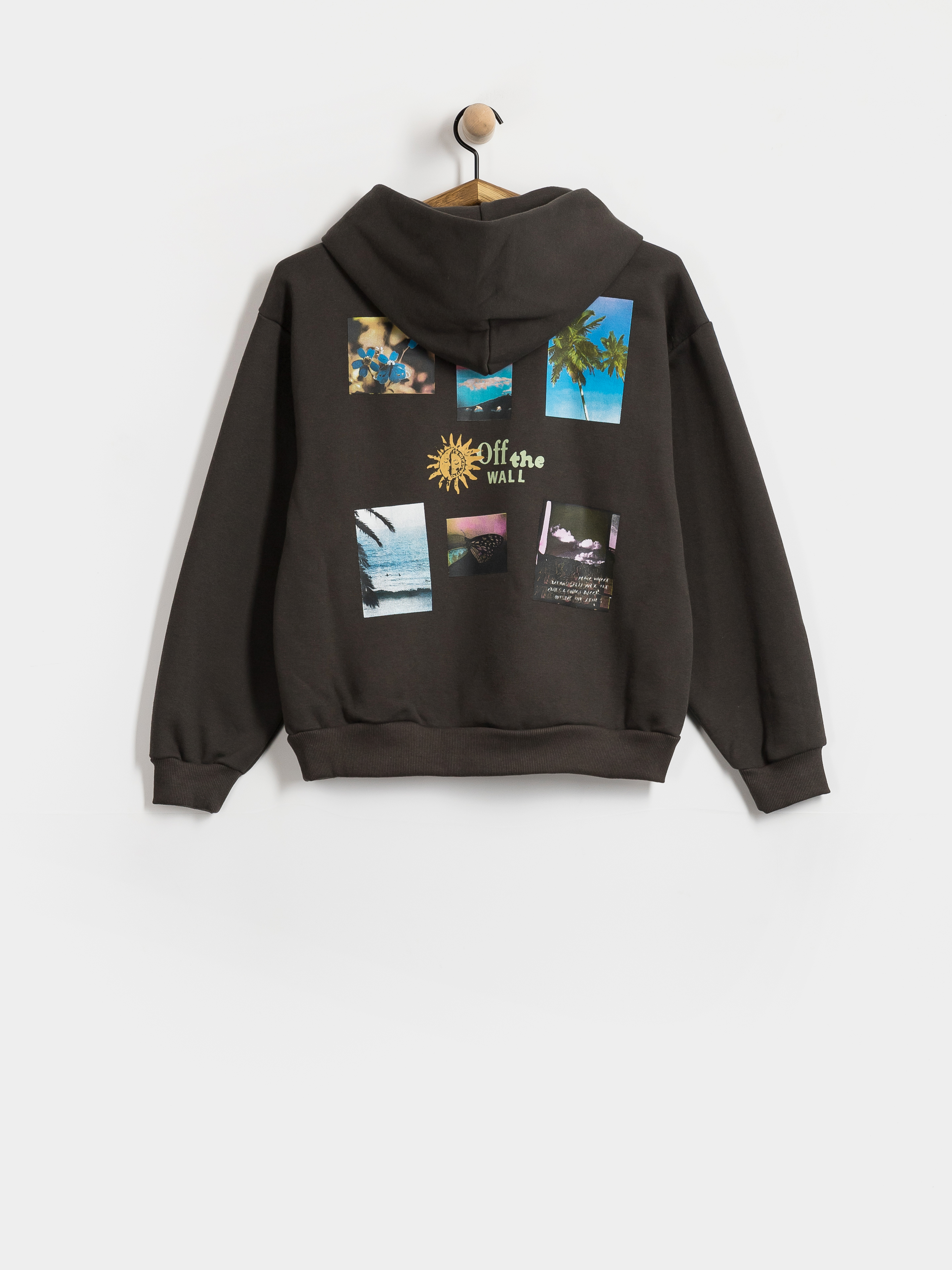 Mikina s kapucí Vans Dreams Spill HD Wmn (faded black)