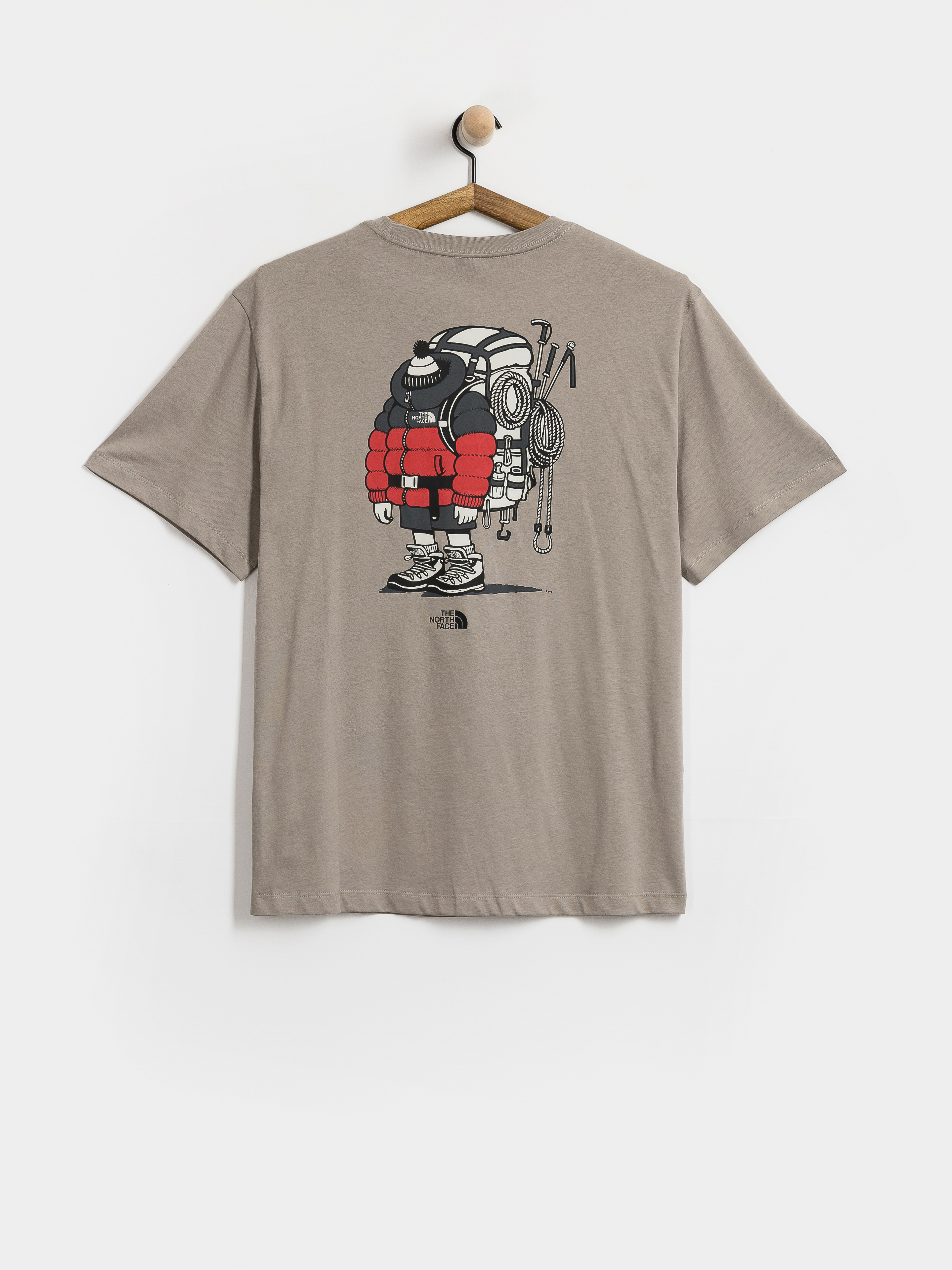Tričko The North Face Gear Up Get Out Relaxed (stone slab)