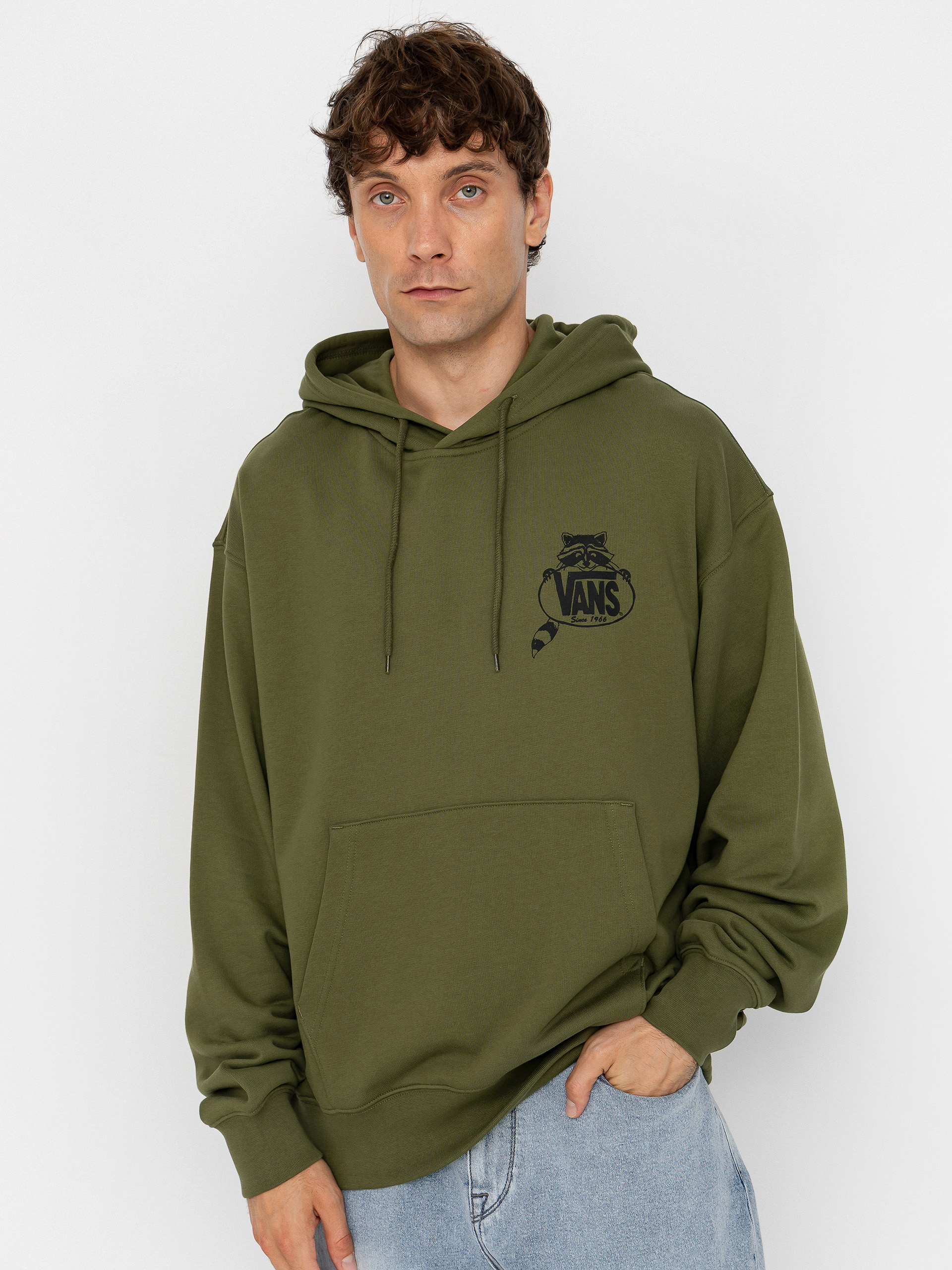 Mikina s kapucí Vans Trashy HD (green balsam)