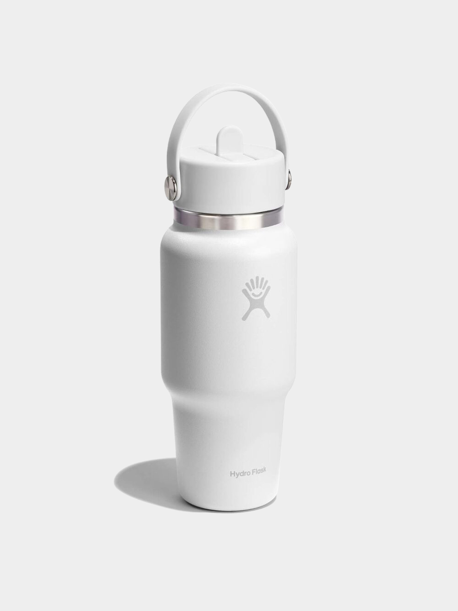 Láhev Hydro Flask Wide Flex Straw Travel 710ml (white)
