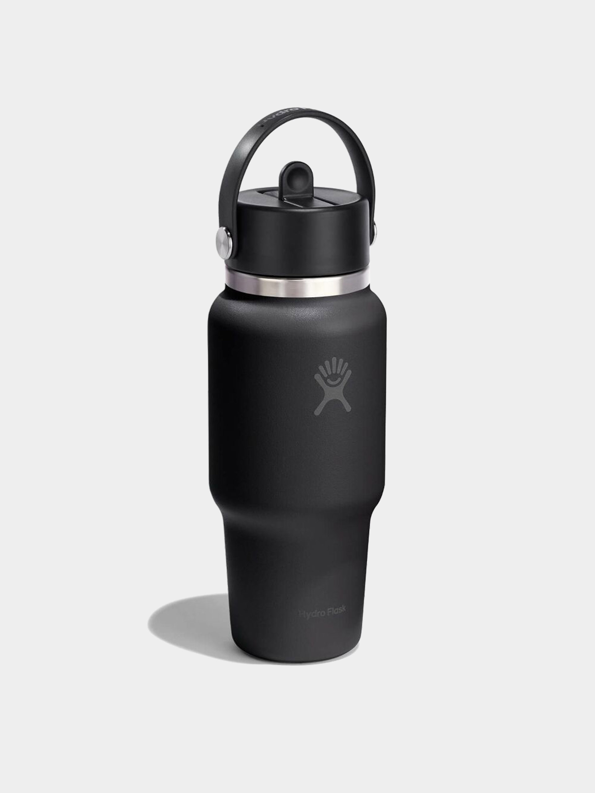 Láhev Hydro Flask Wide Flex Straw Travel 710ml (black)