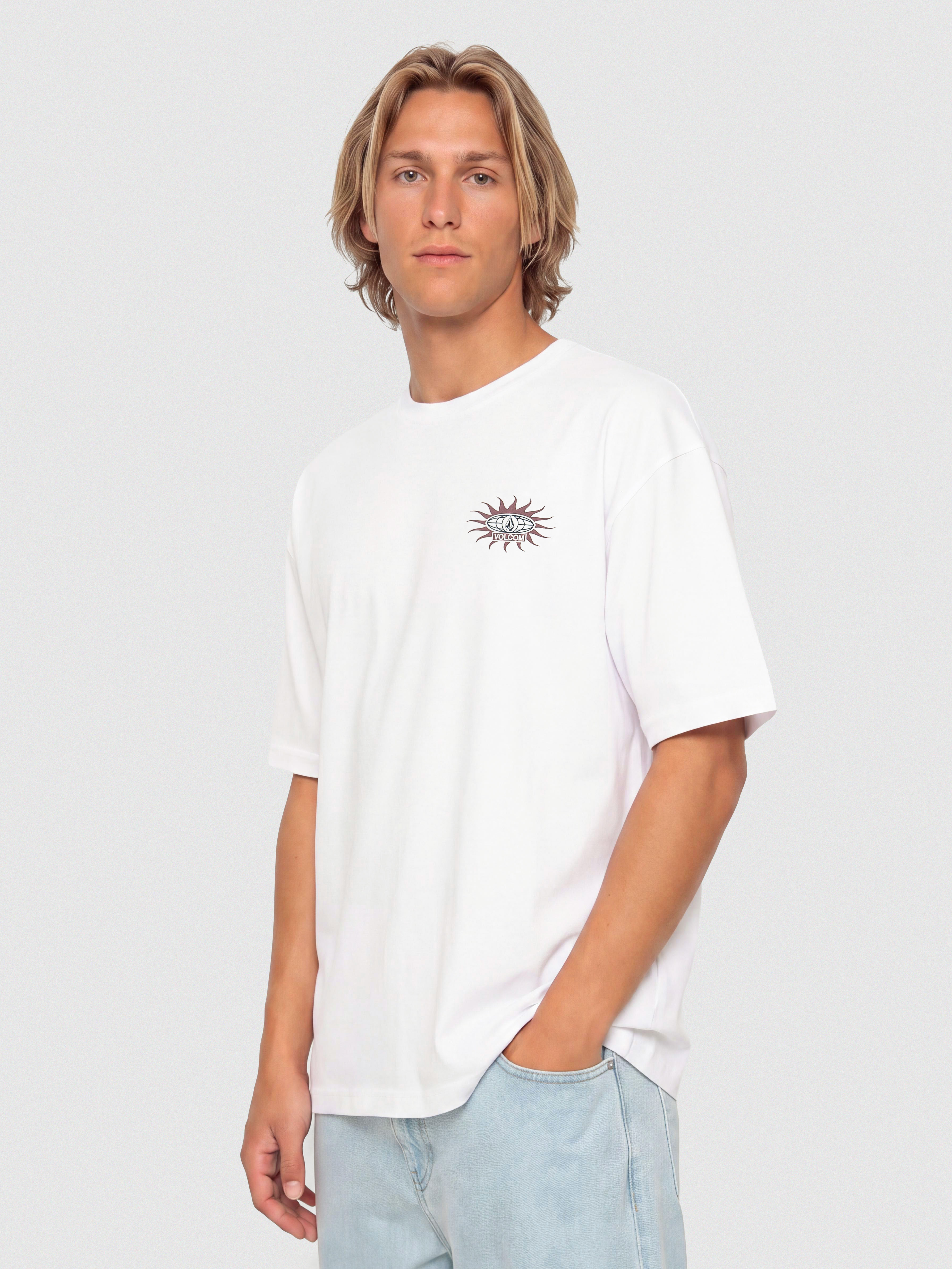 Tričko Volcom Sunlog Bsc (white)