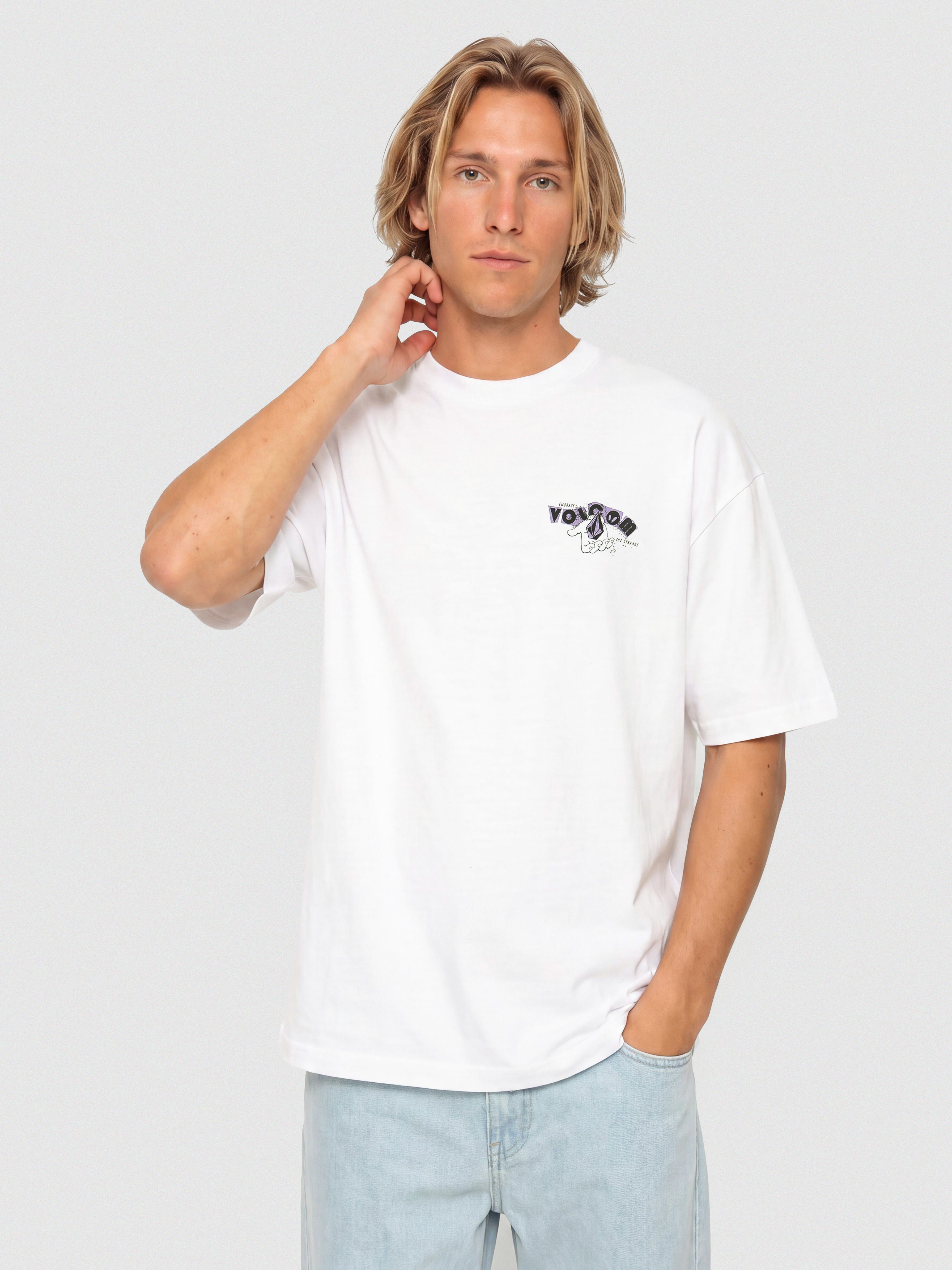 Tričko Volcom Stony Ball Bsc (white)