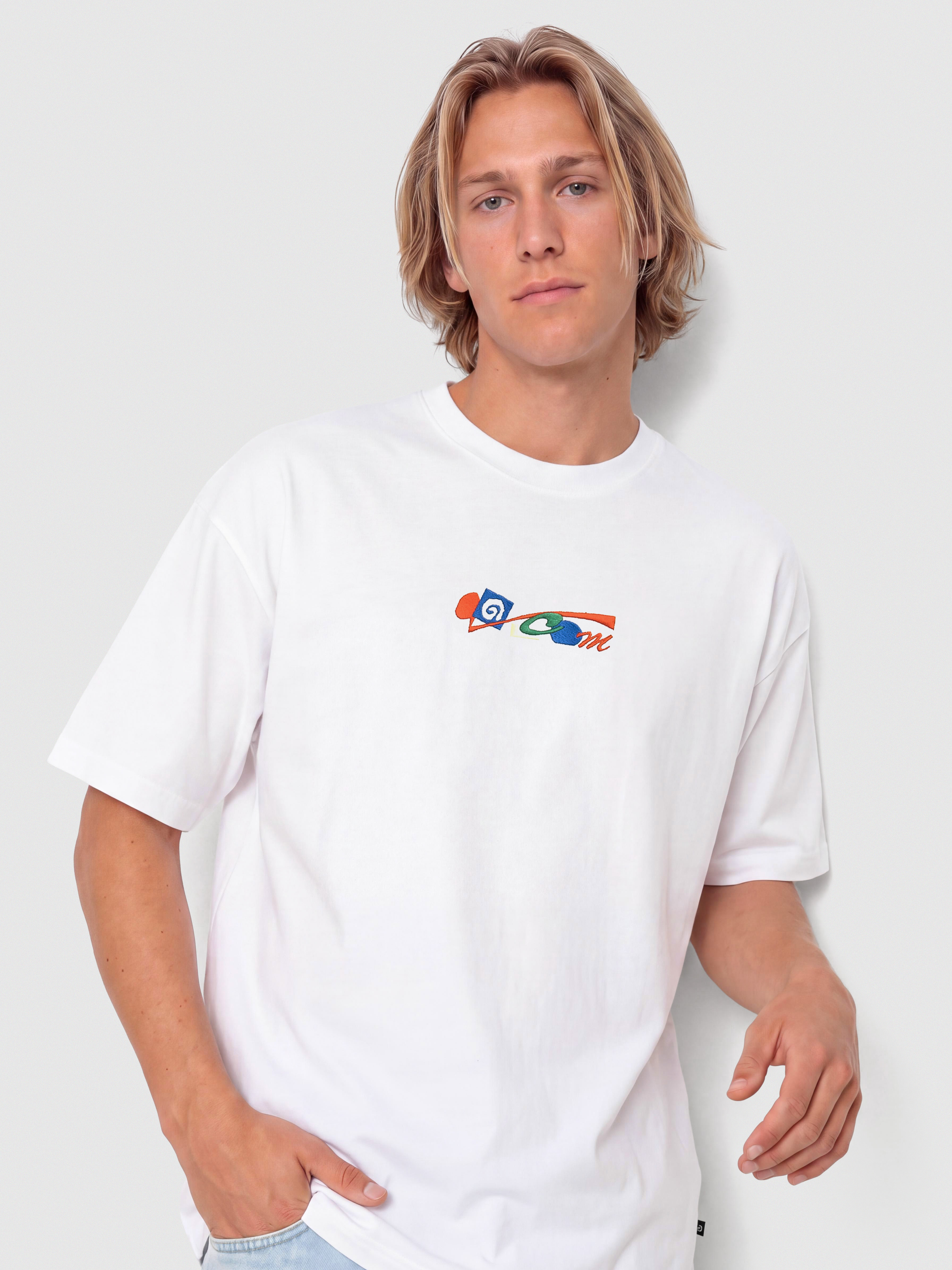 Tričko Volcom Fa Carrau 2 Lse (white)