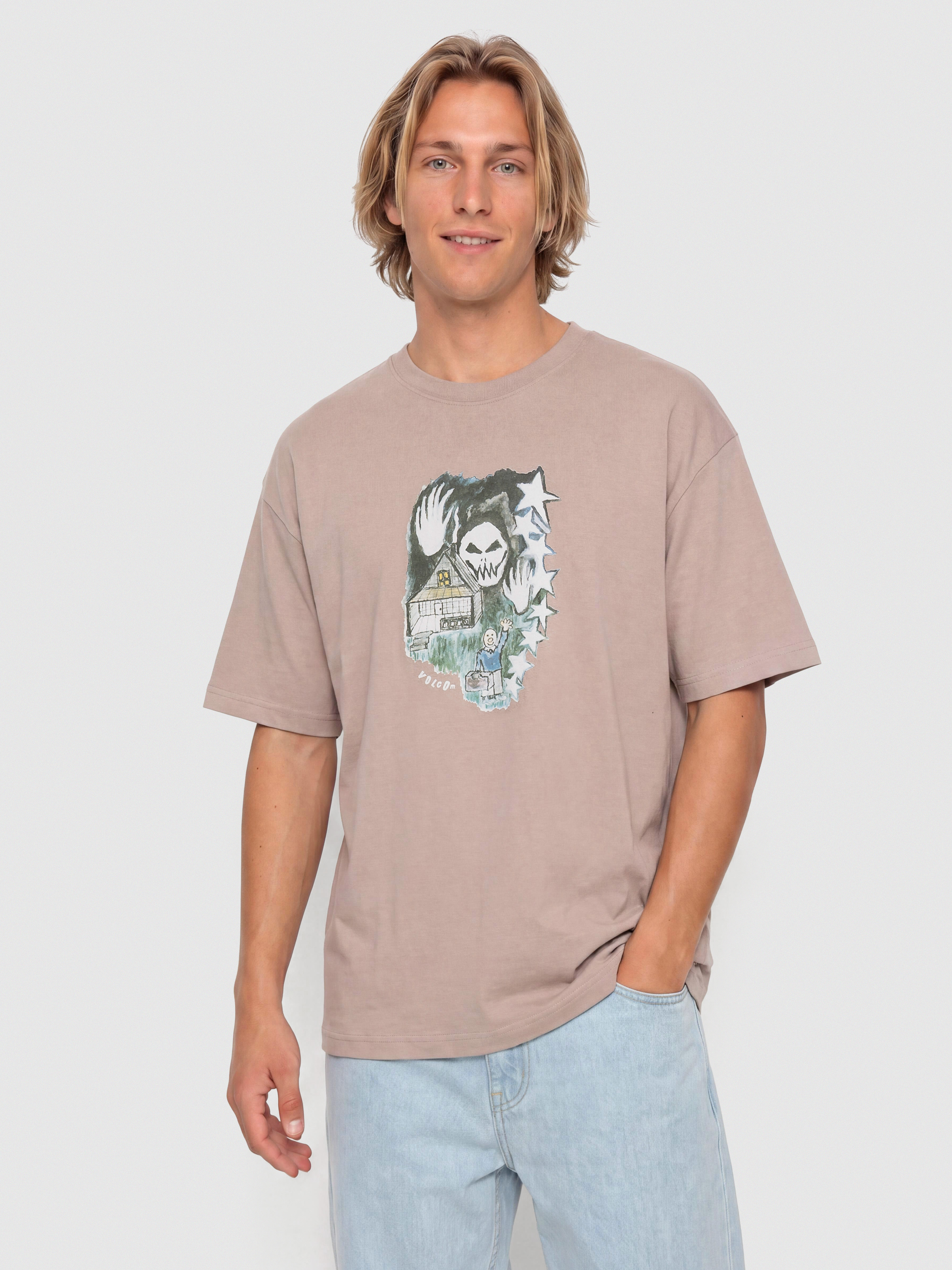 Tričko Volcom Fa Issam Auptel Lse (bark brown)