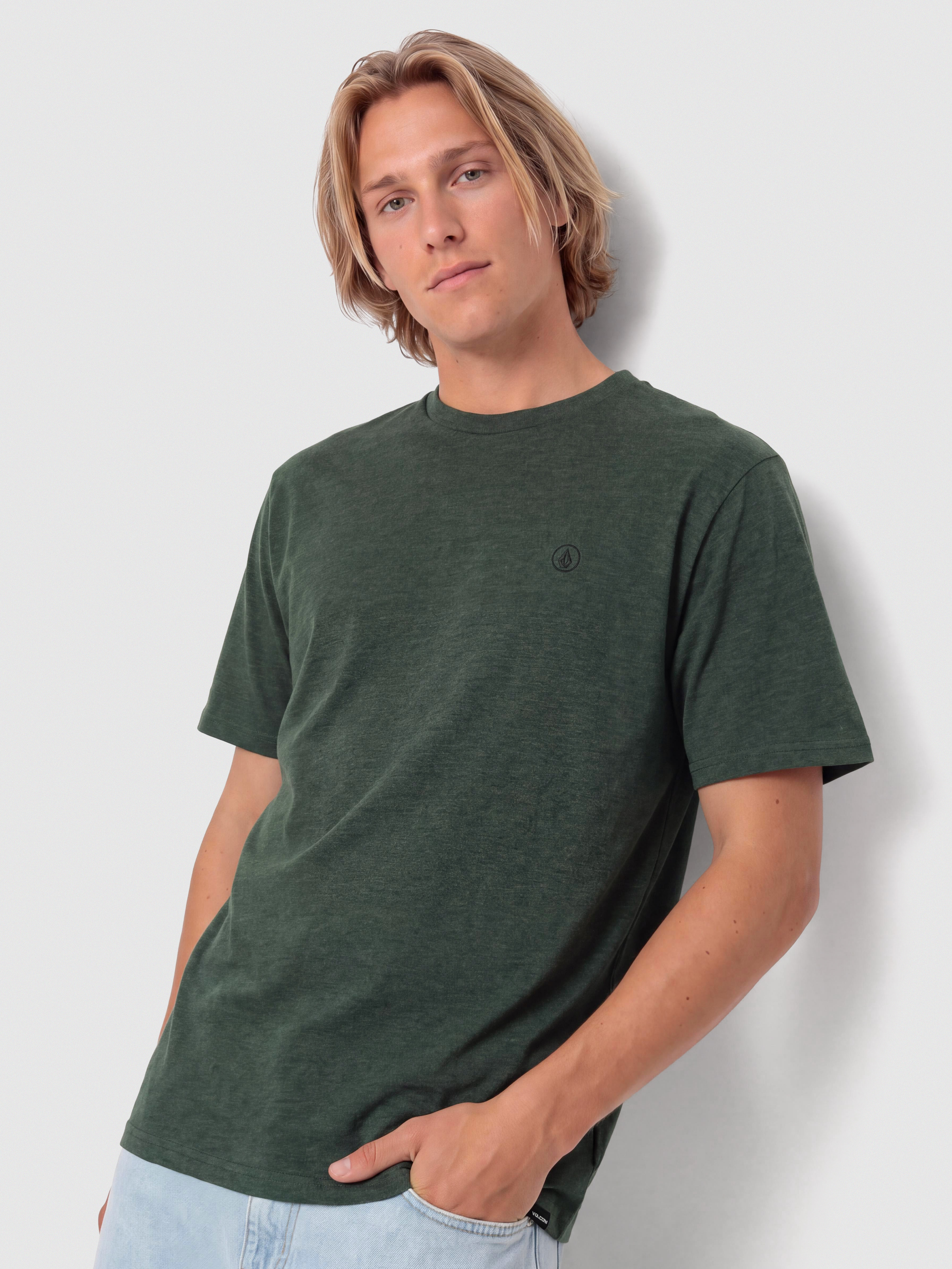 Tričko Volcom Circle Blanks Hth (scarab)