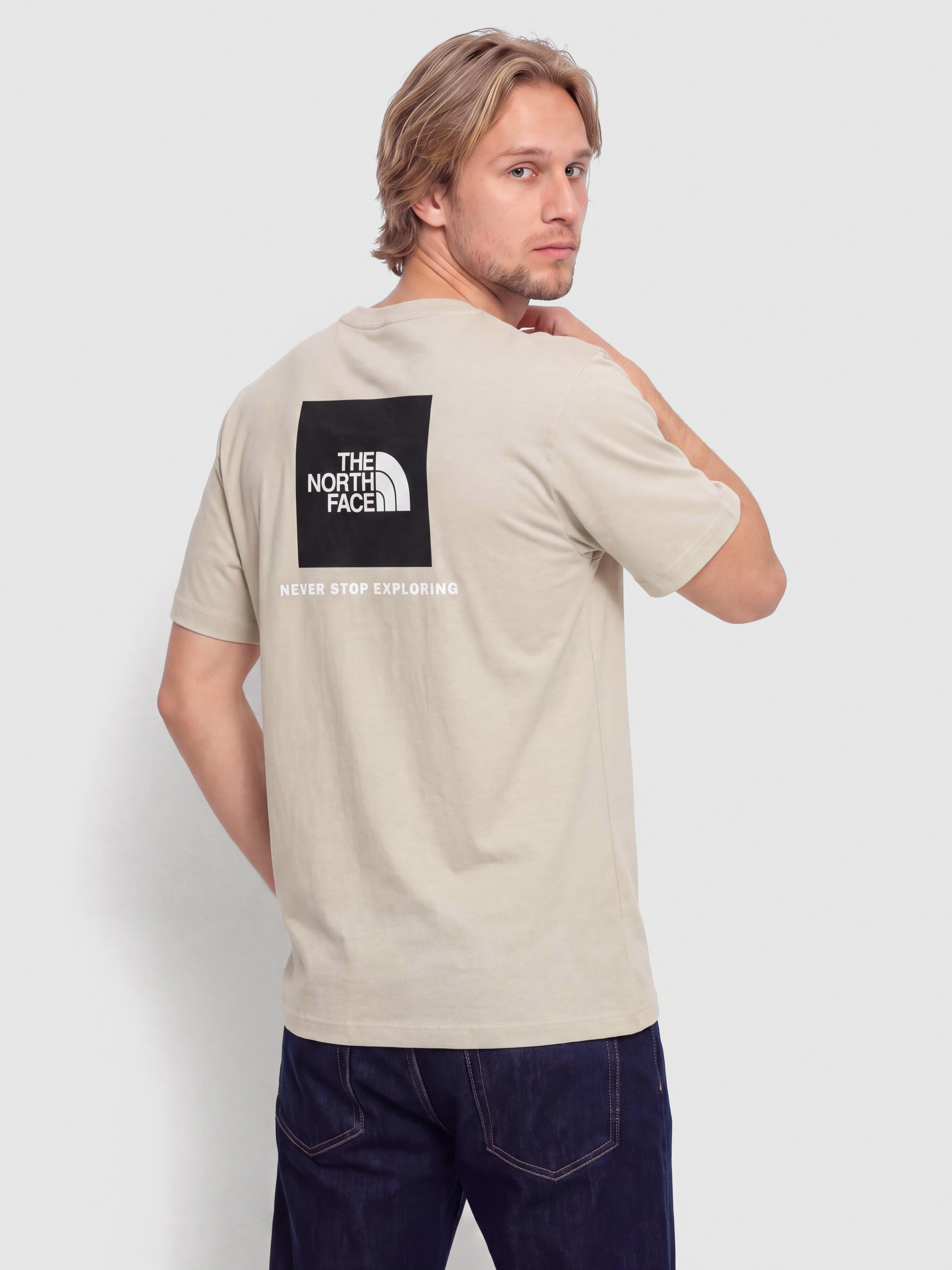 Tričko The North Face Evolution Box Nse (cumulus cloud)