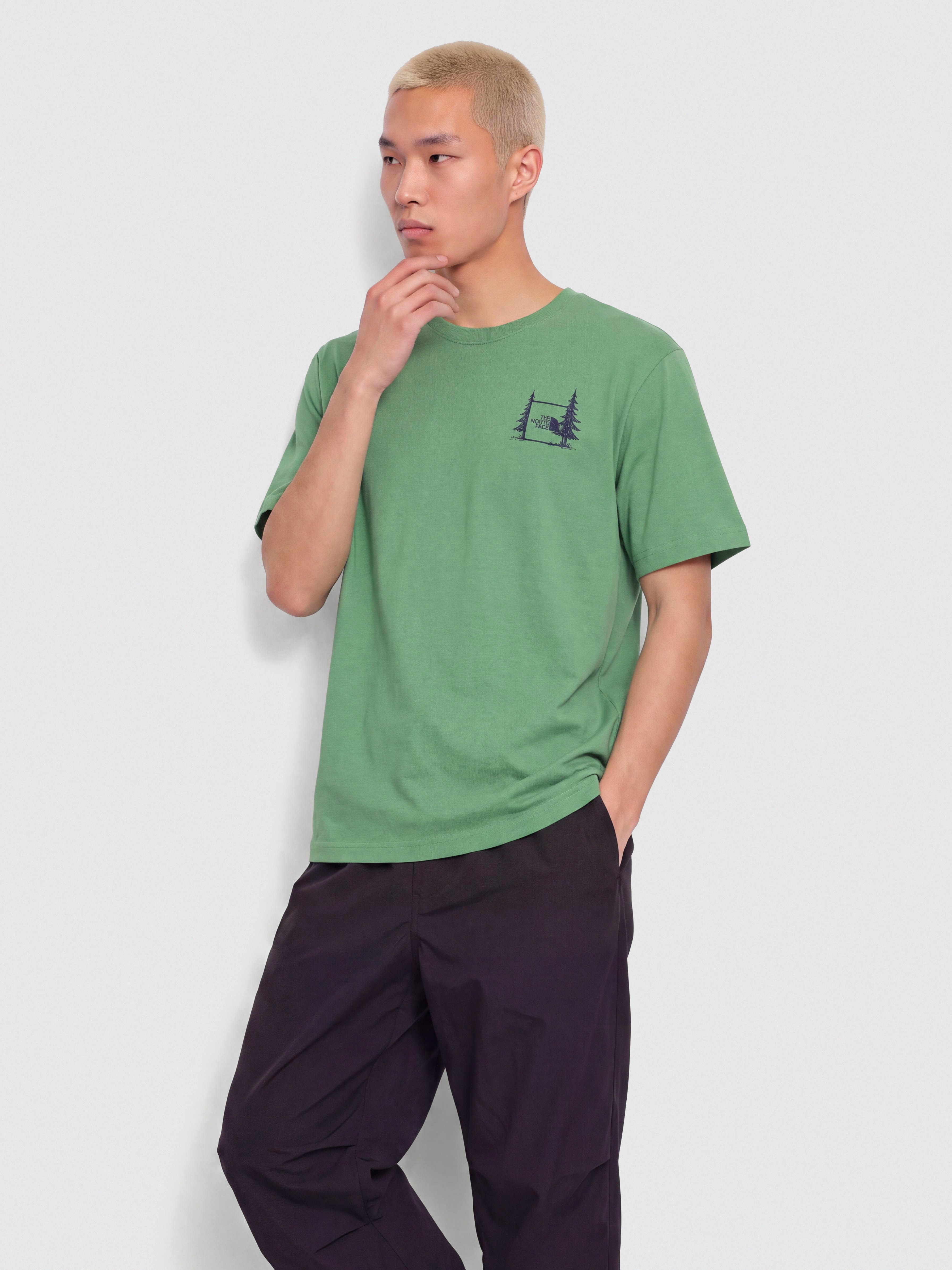 Tričko The North Face Camping Relaxed (dimmed algae)