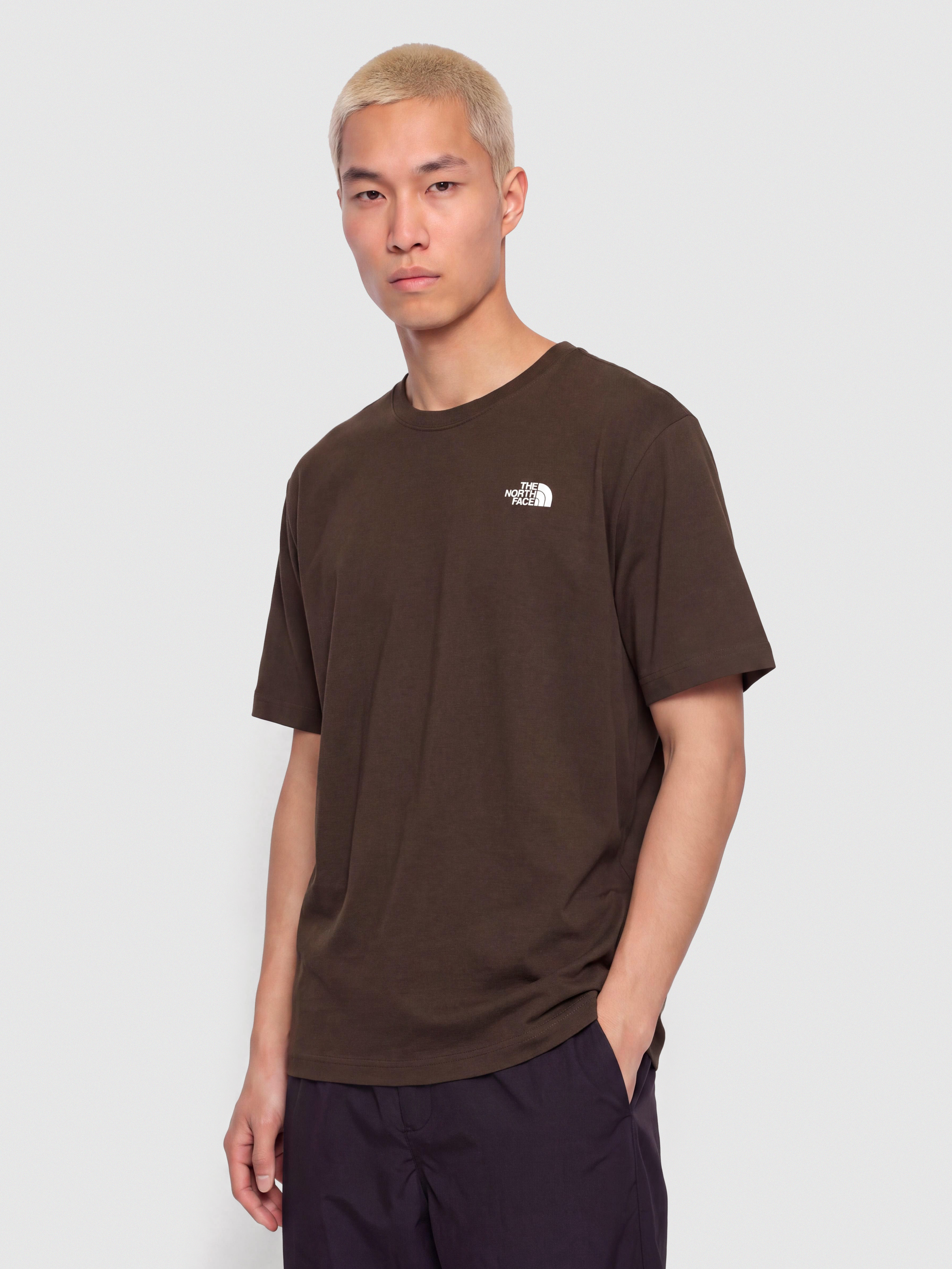 Tričko The North Face Evolution Simple Dome (dark chestnut)