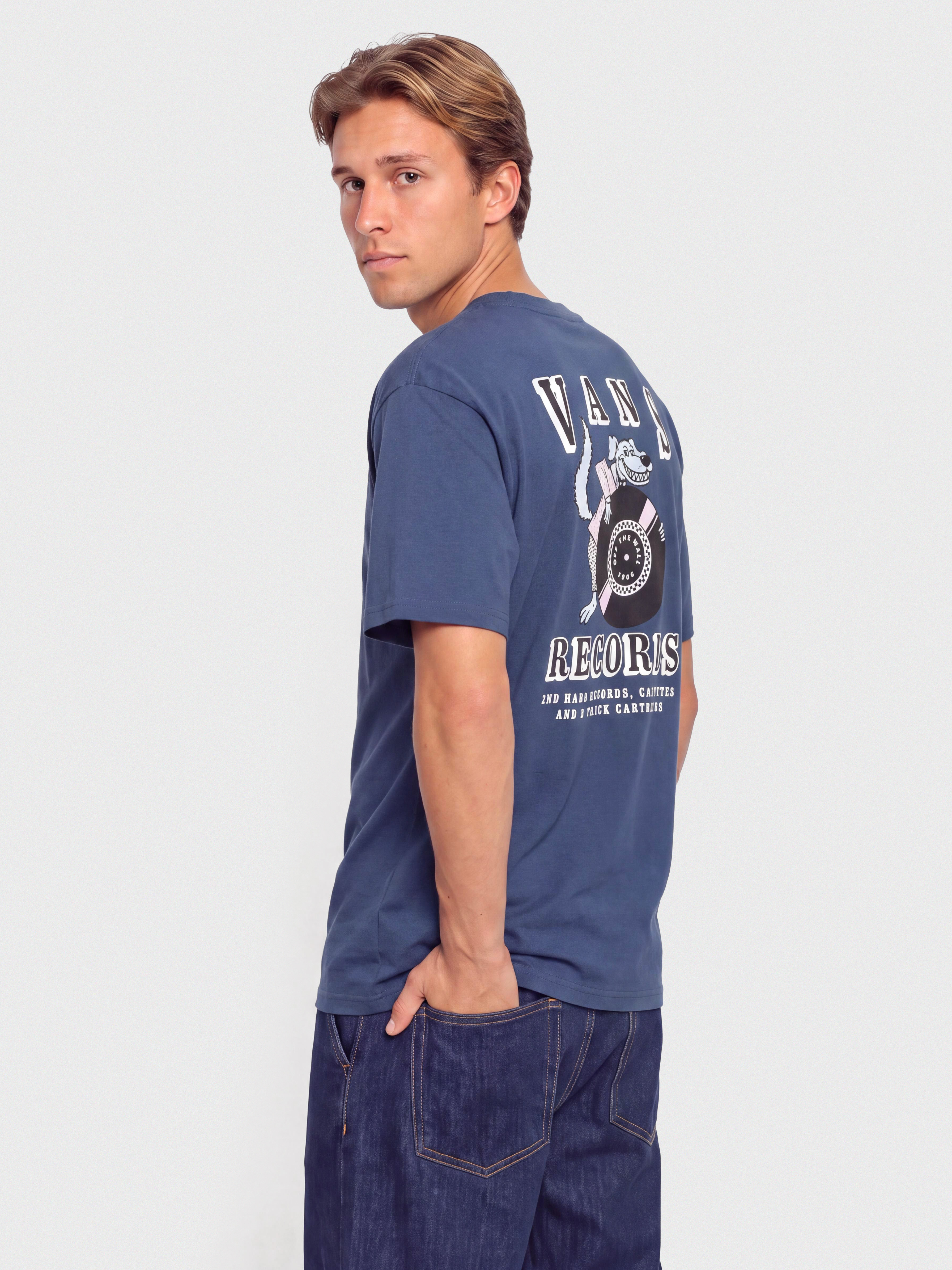 Tričko Vans Recordings (true navy)