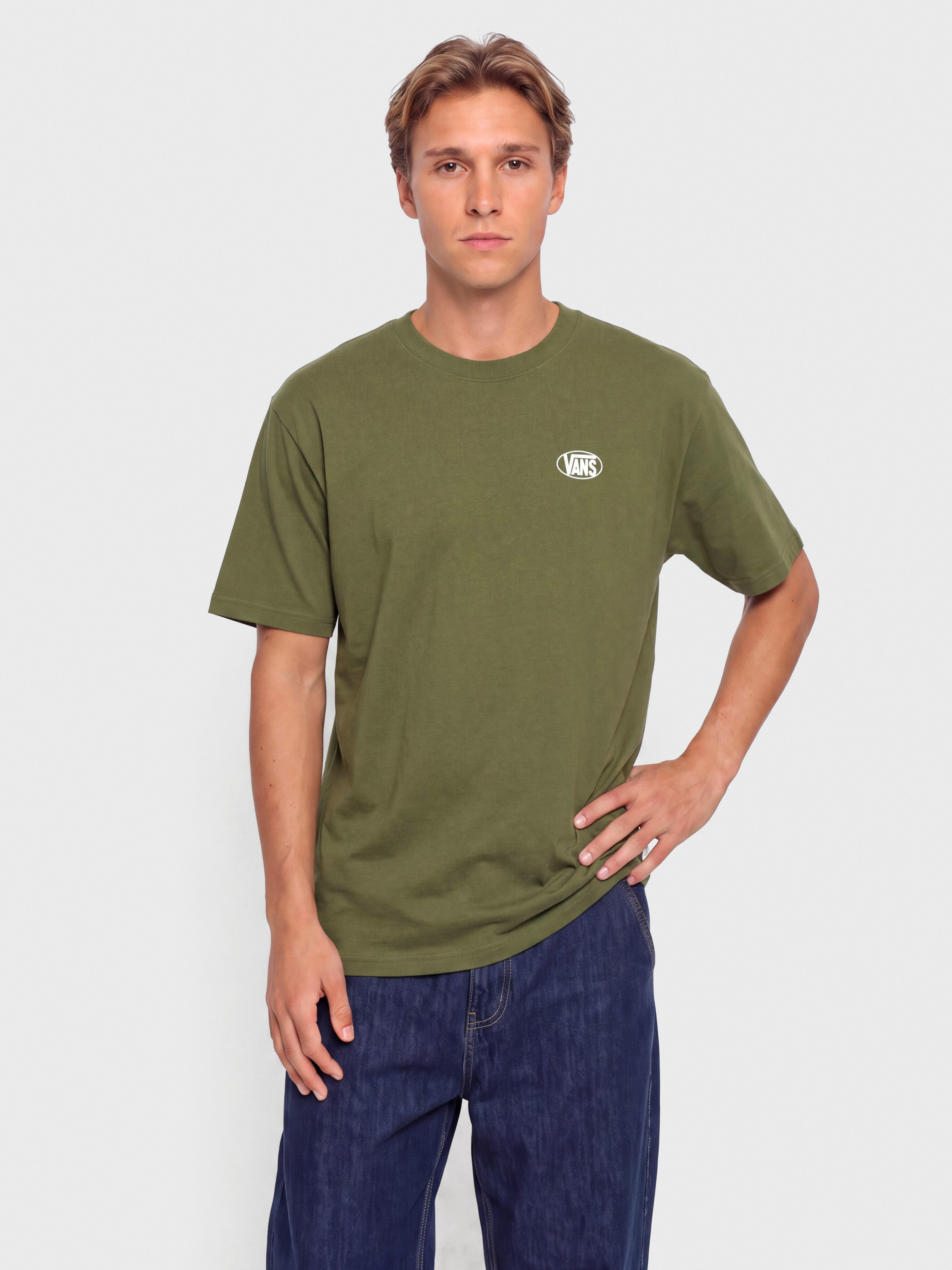 Tričko Vans Oval Logo Loose