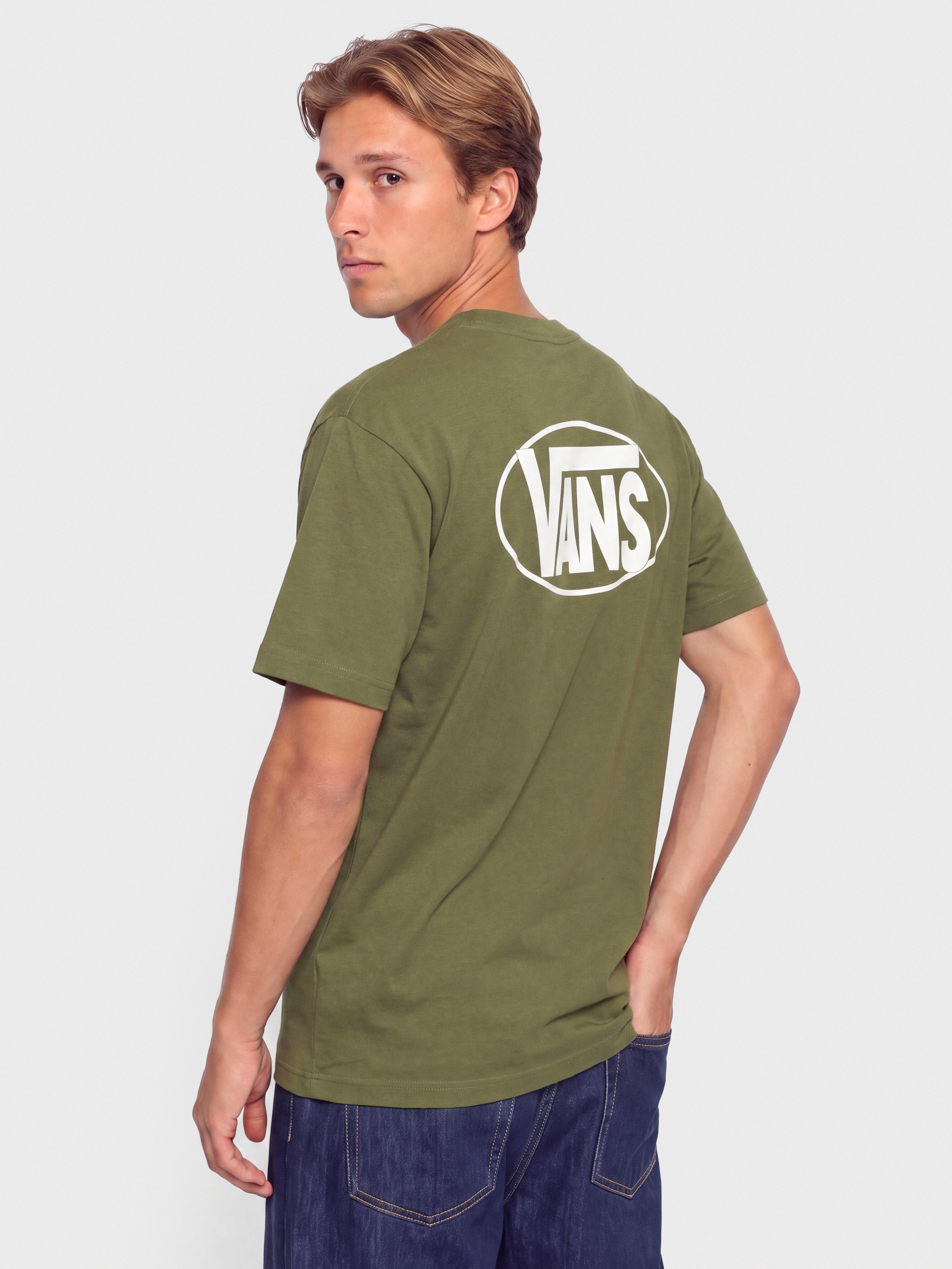 Tričko Vans Oval Logo Loose (green balsam)