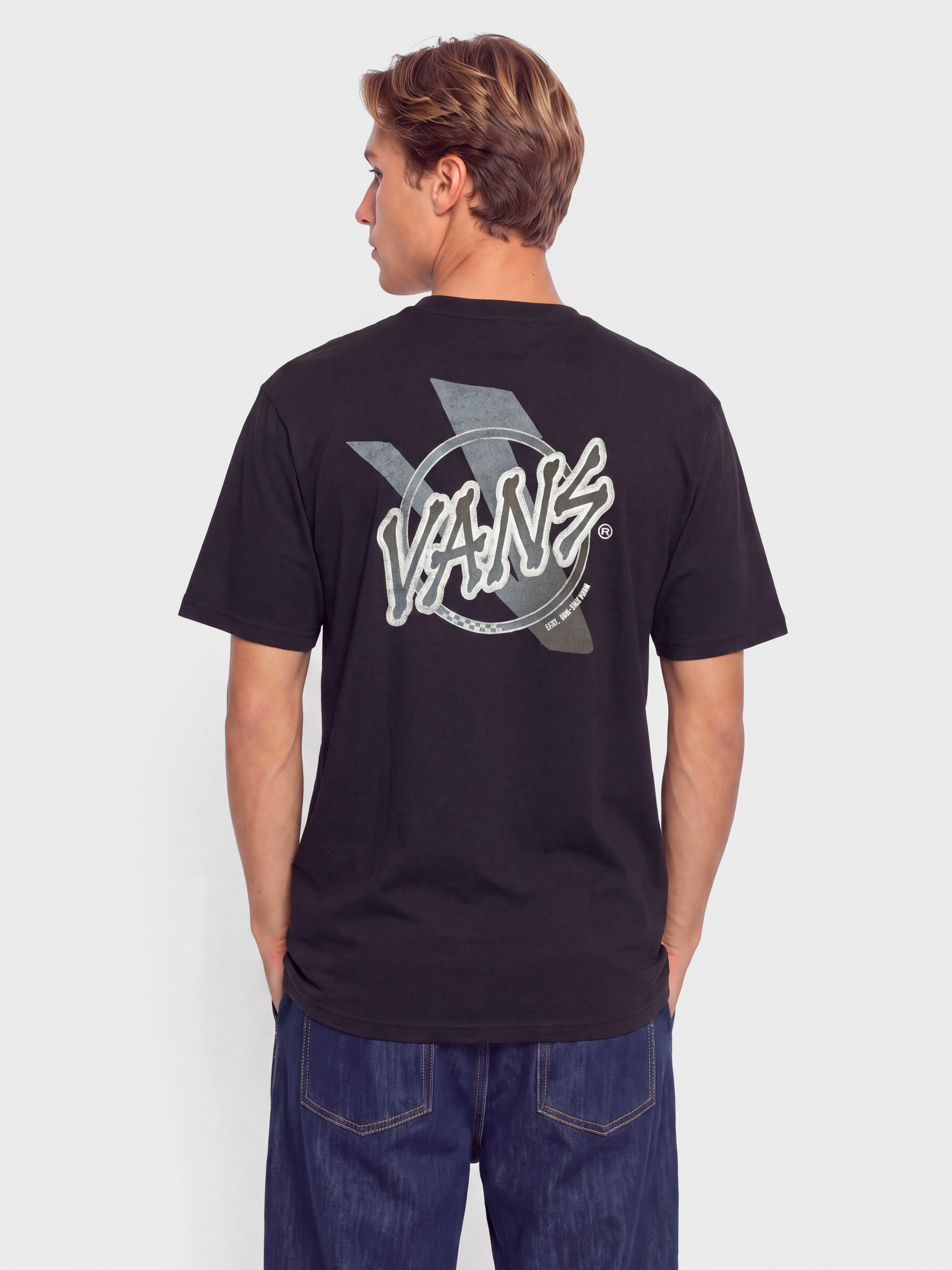 Tričko Vans V Bones (black)