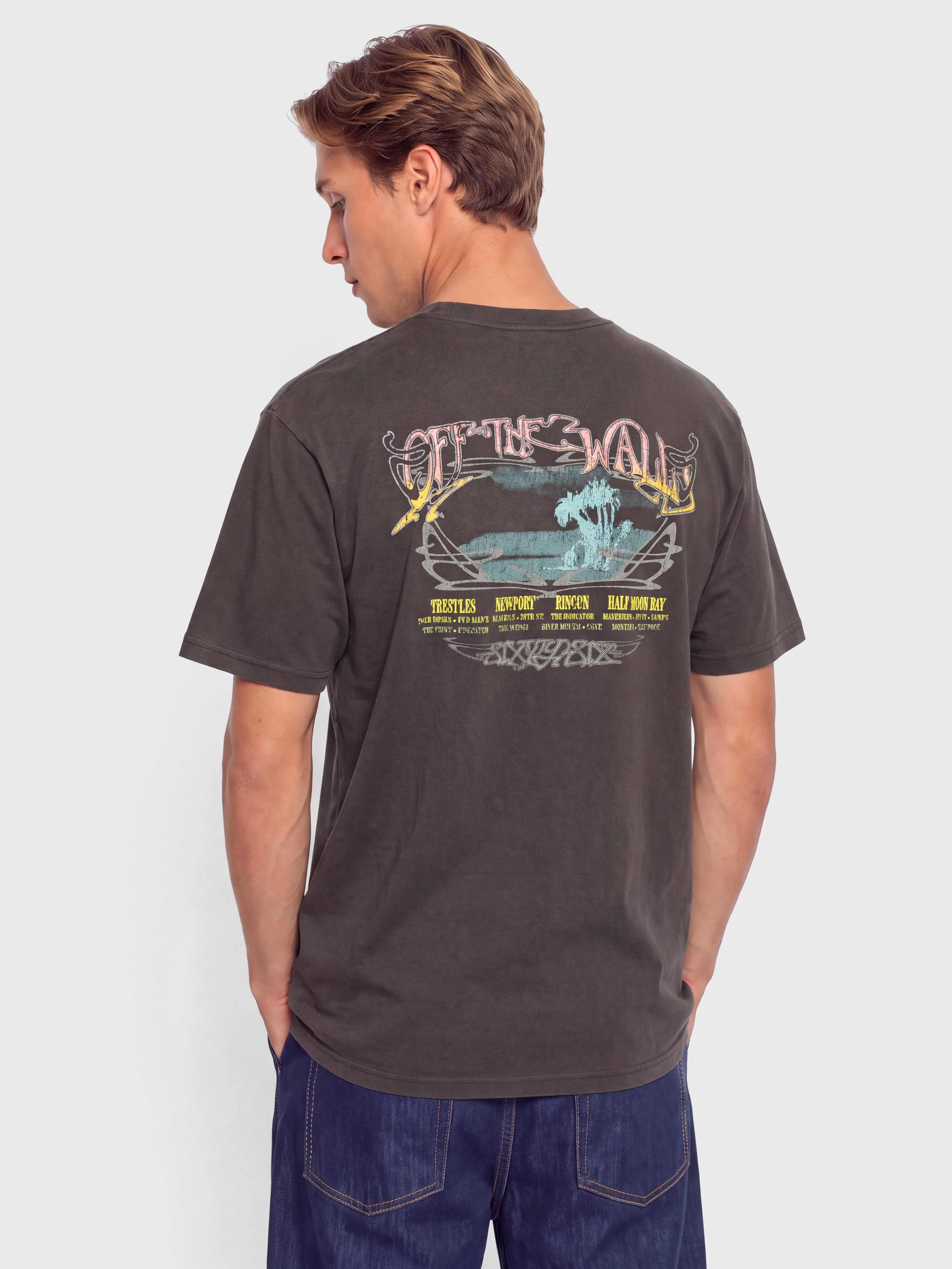 Tričko Vans Jetty Sets (faded black)