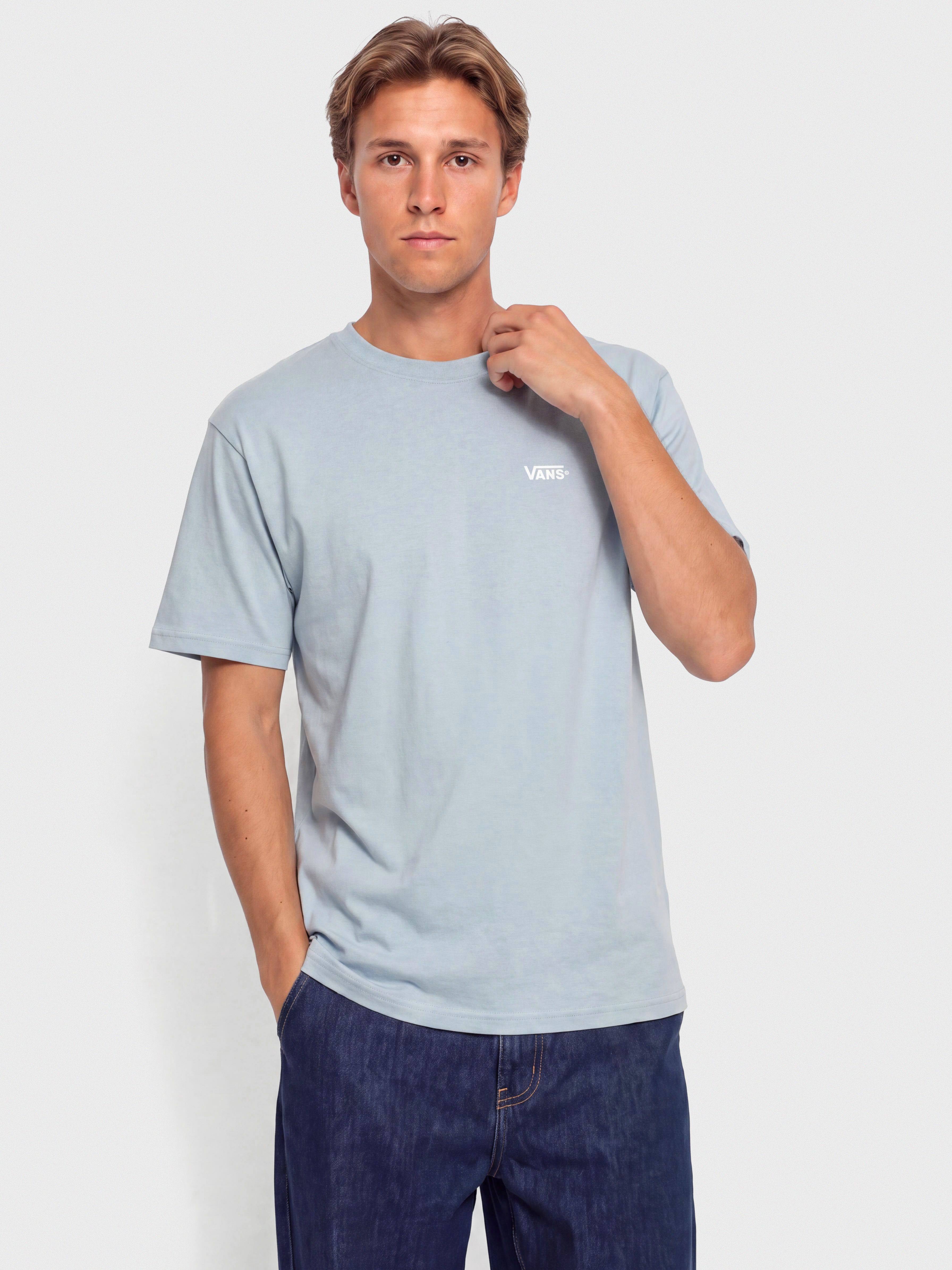 Tričko Vans New Left Chest (soft slate)