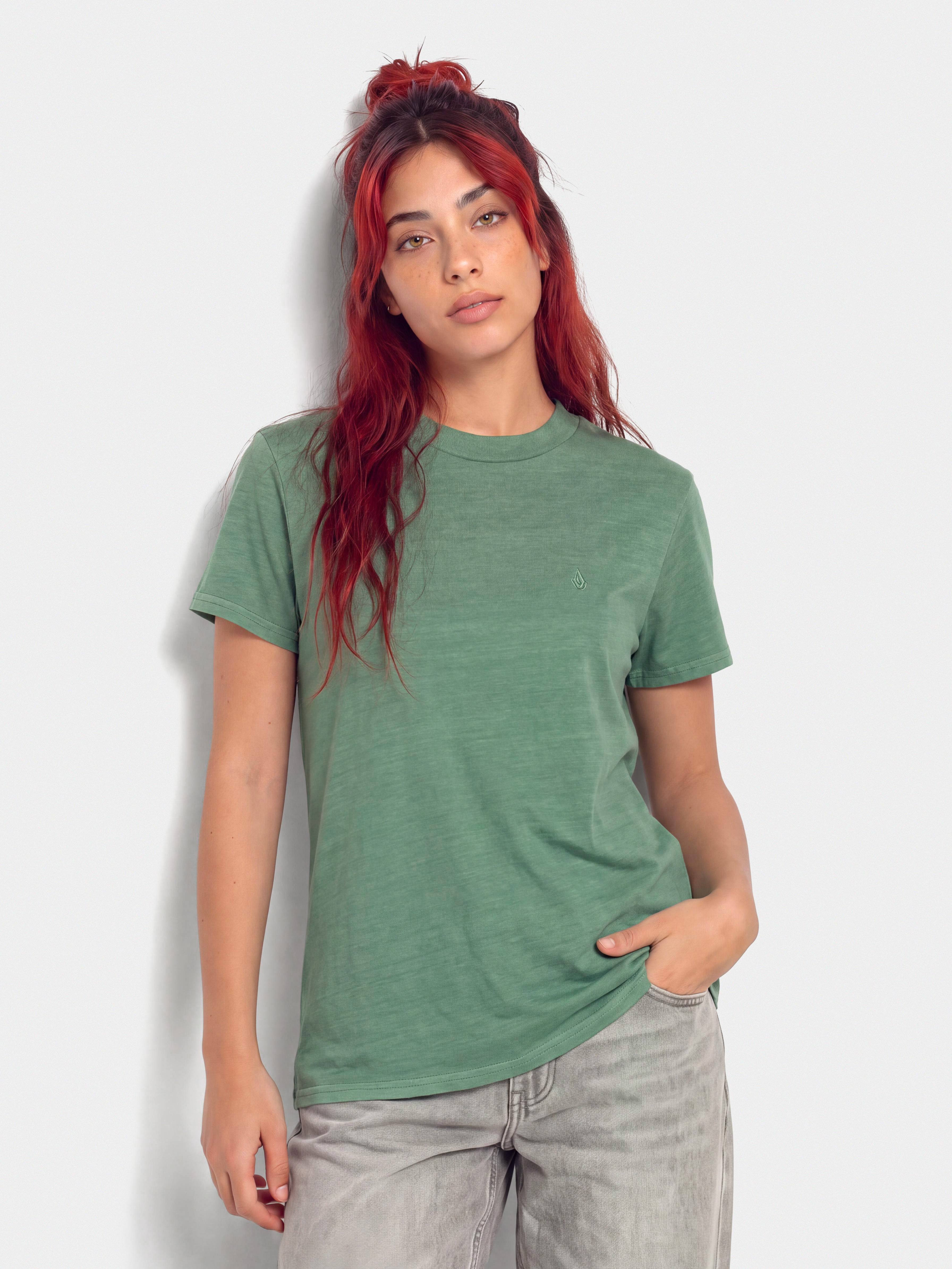 Tričko Volcom Solid Stone Emb Wmn