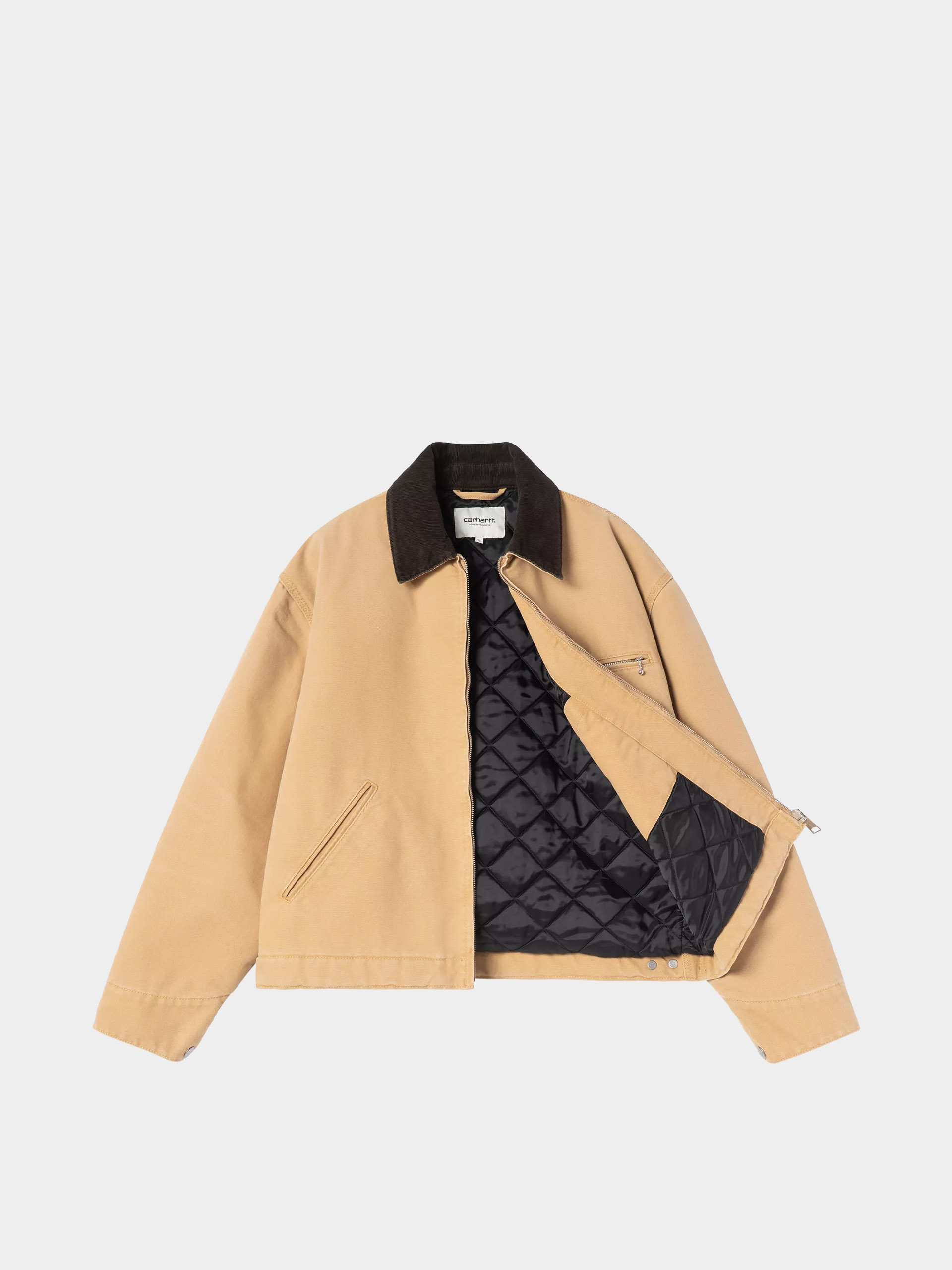 Bunda Carhartt WIP OG Detroit Wmn (wip dusty h/tobacco/stone canvas)