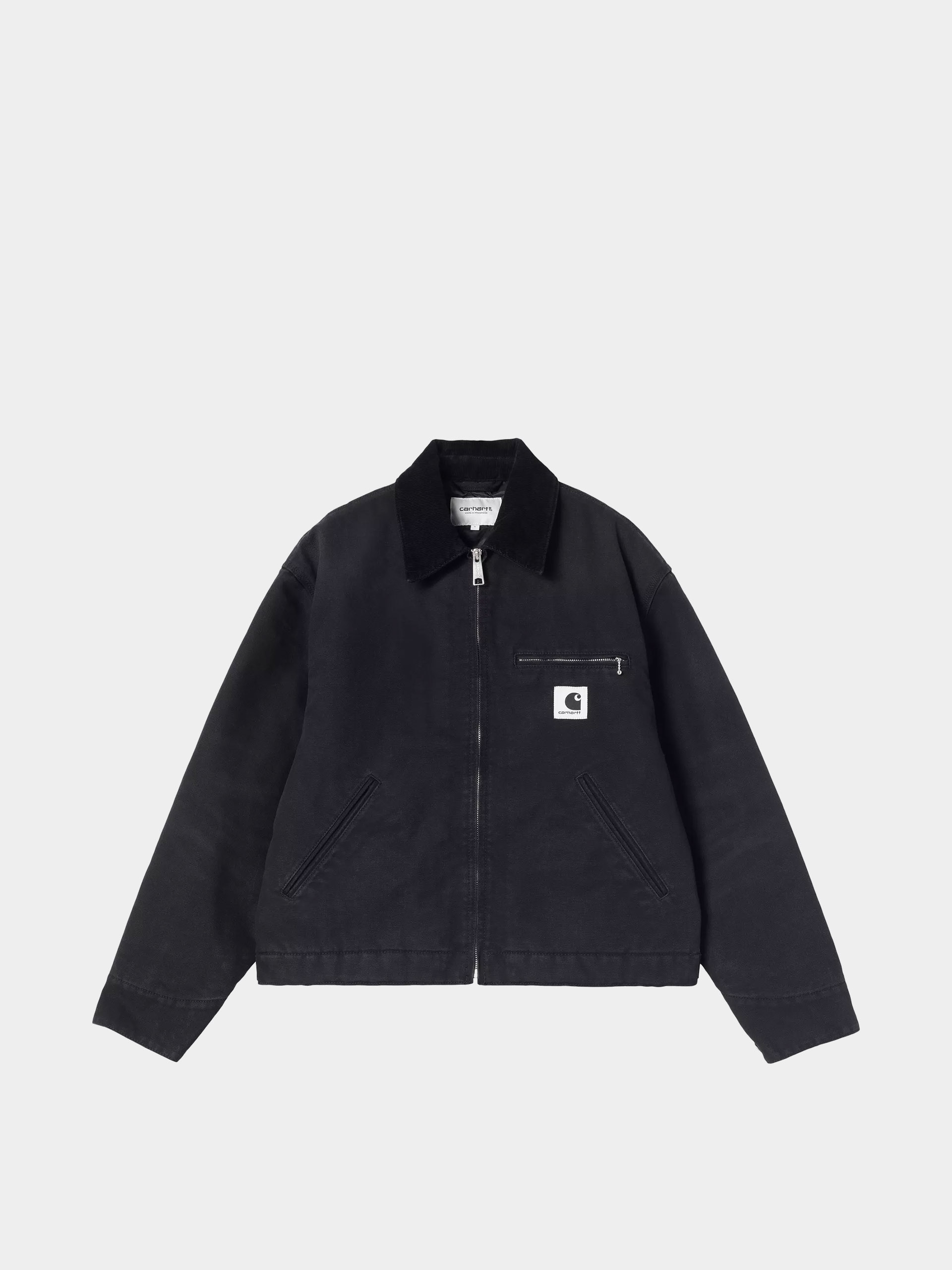 Bunda Carhartt WIP OG Detroit Wmn (black/black/stone canvas)