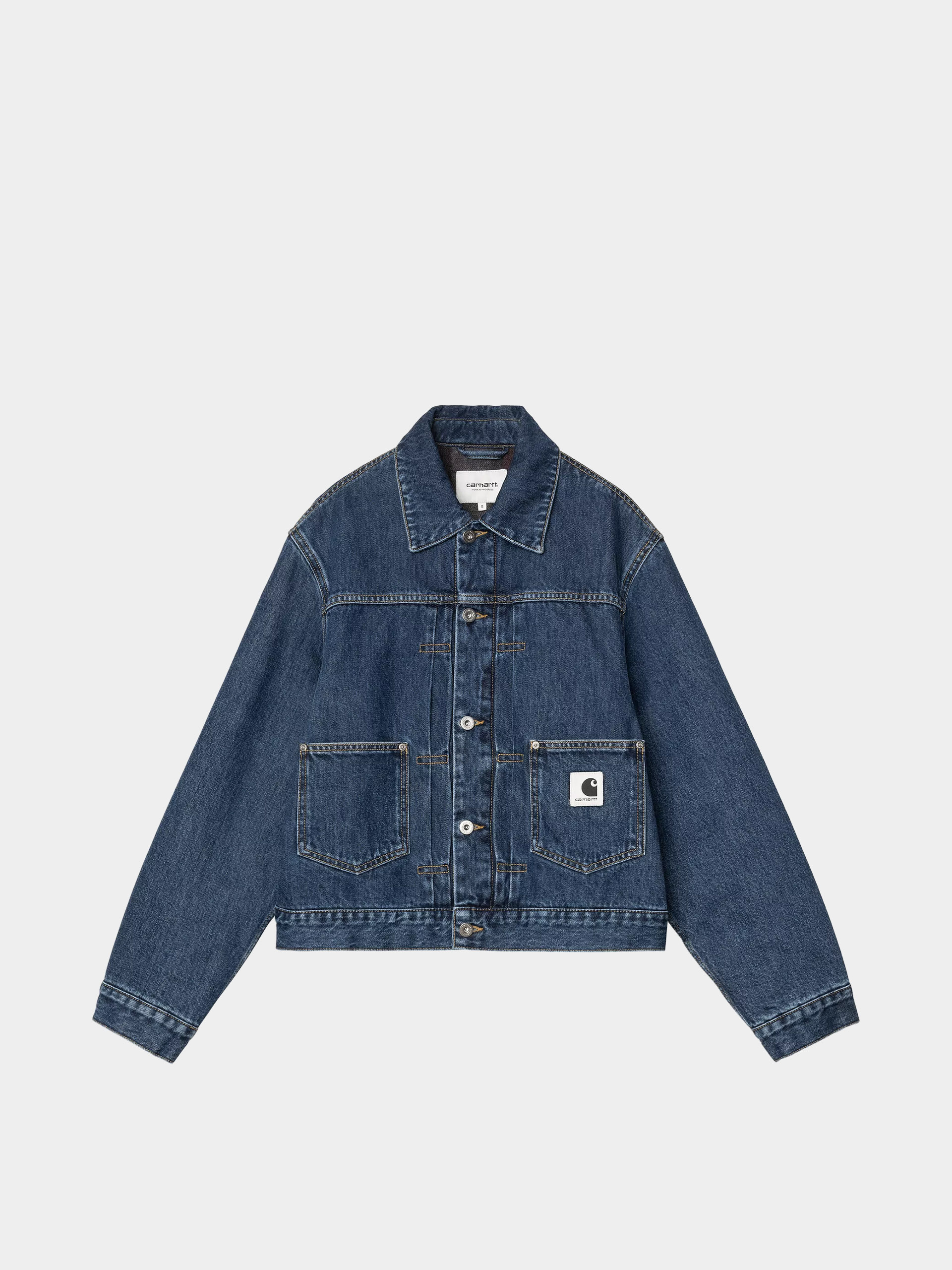 Bunda Carhartt WIP Belmar Wmn (blue/stone washed)