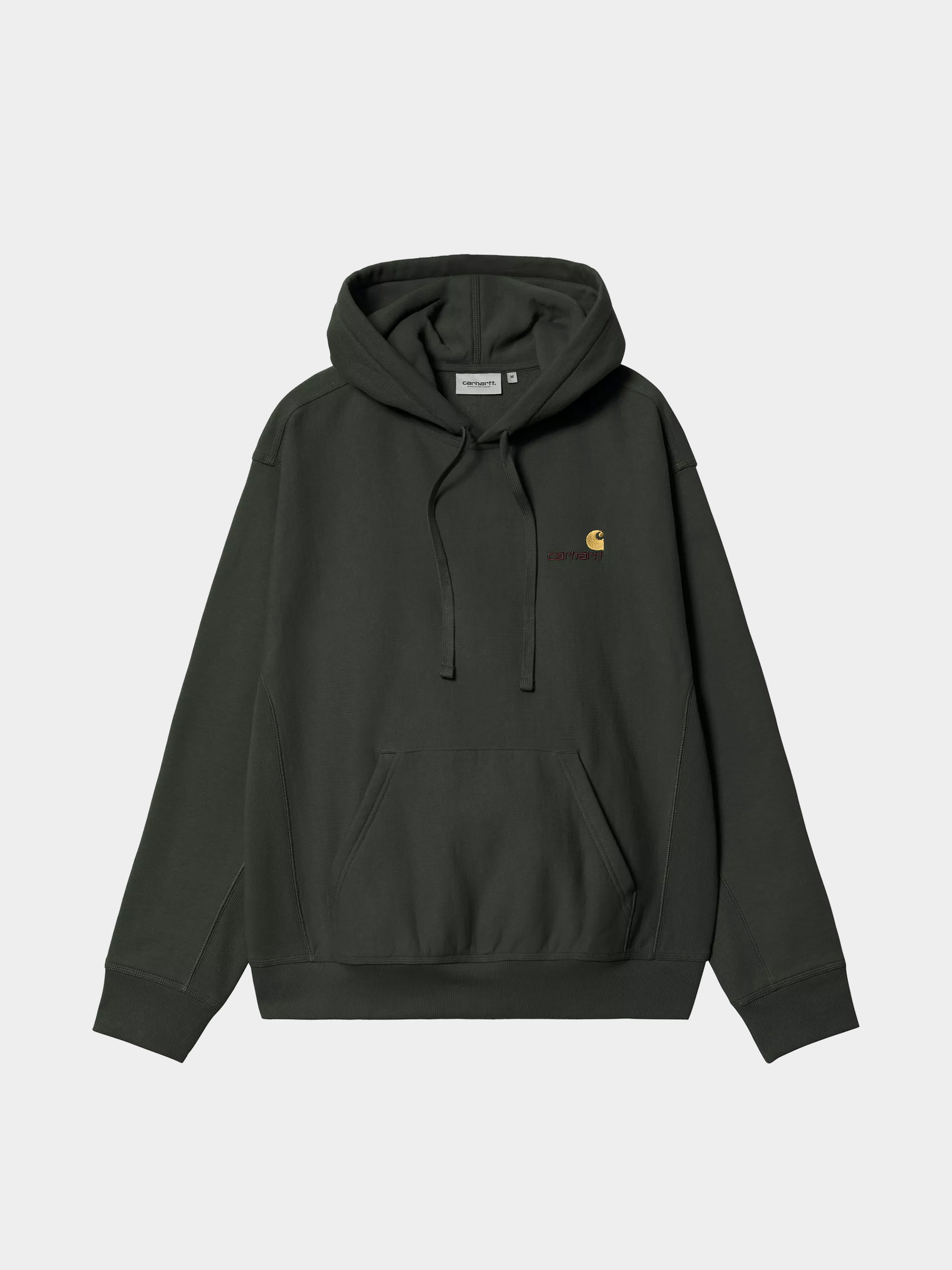 Mikina s kapucí Carhartt WIP American Script HD (raven)