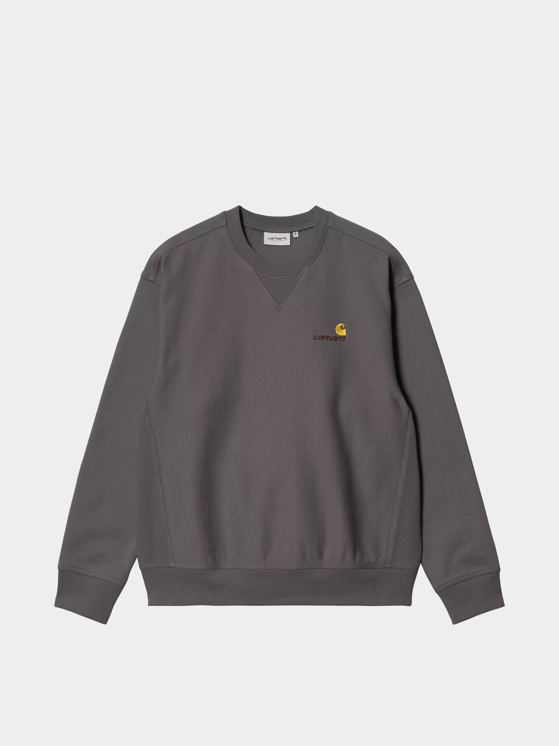 Mikina Carhartt WIP American Script (graphite)