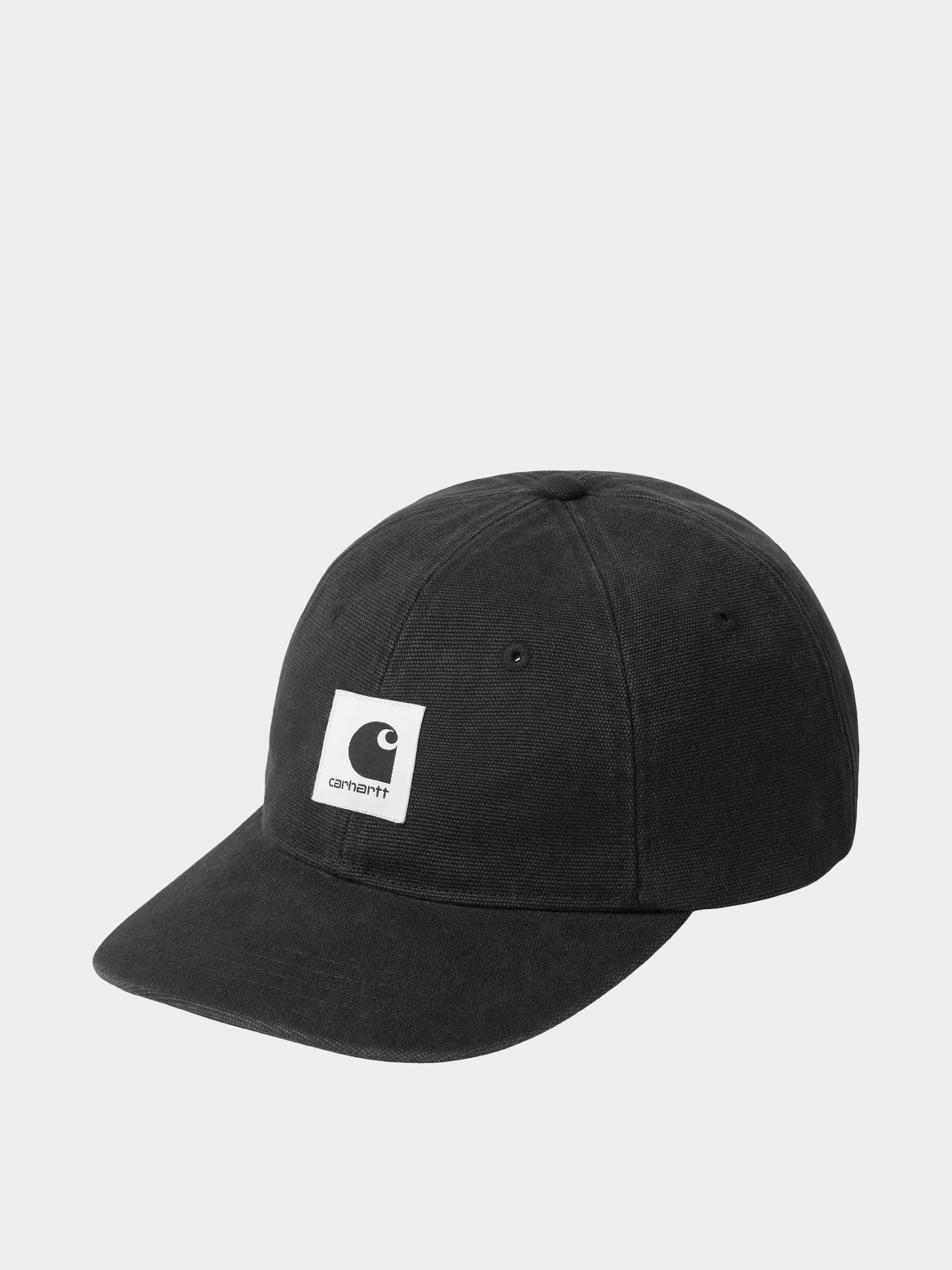 Kšiltovka  Carhartt WIP Canvas (black/stone washed)