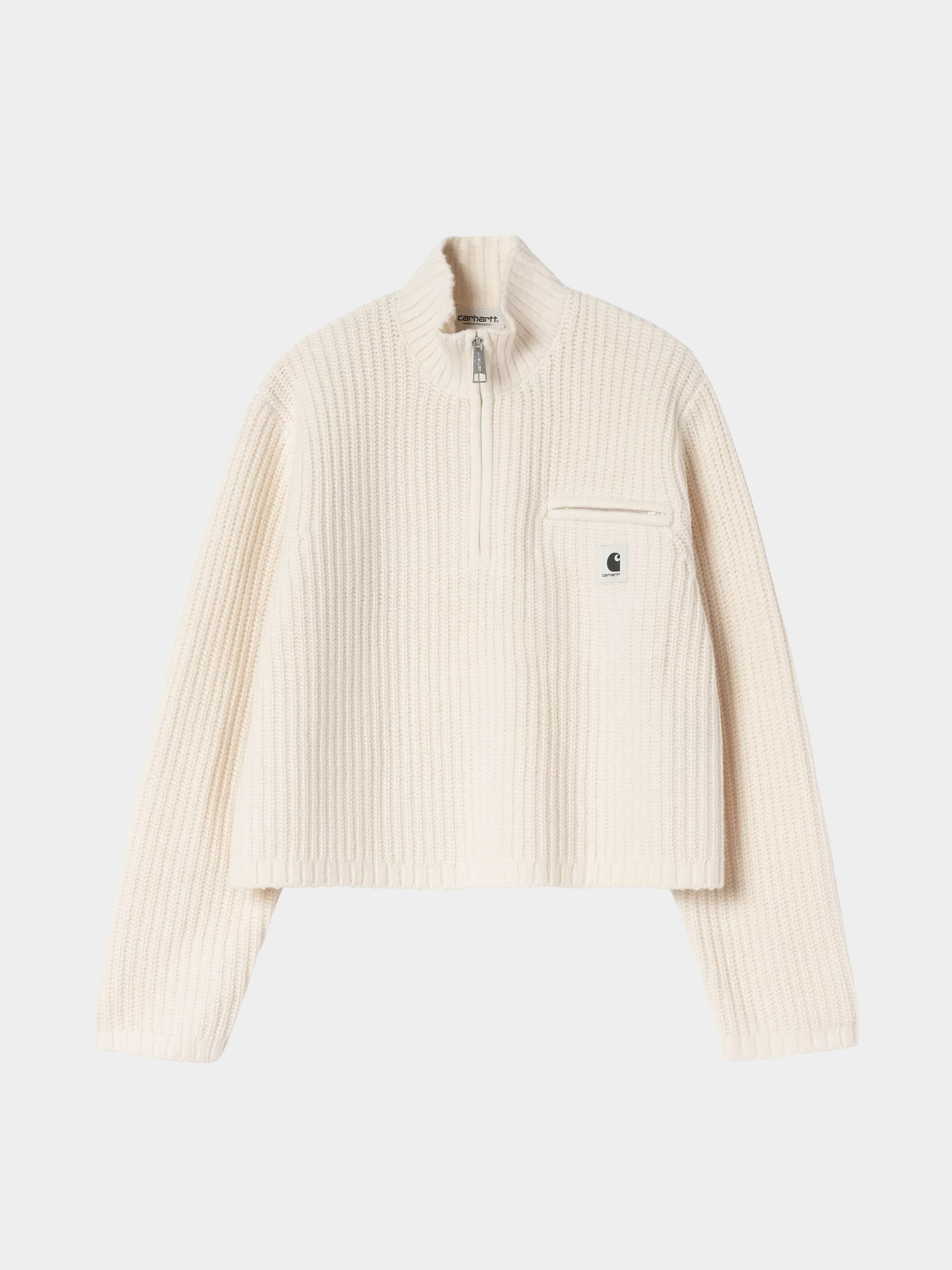 Svetr Carhartt WIP Detroit Half Zip Wmn (natural)