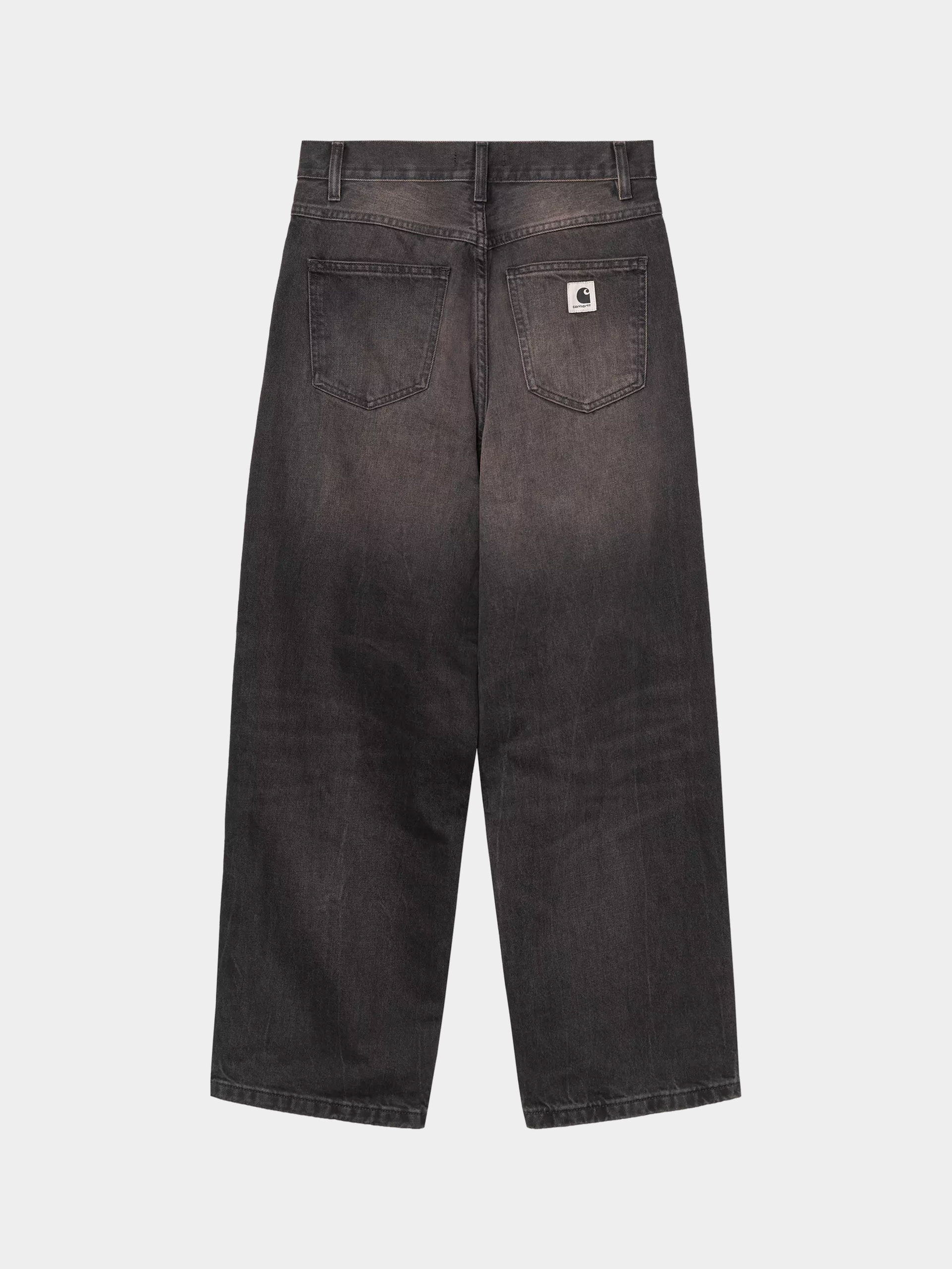 Kalhoty Carhartt WIP Brandon Wmn (black/tobacco used wash)