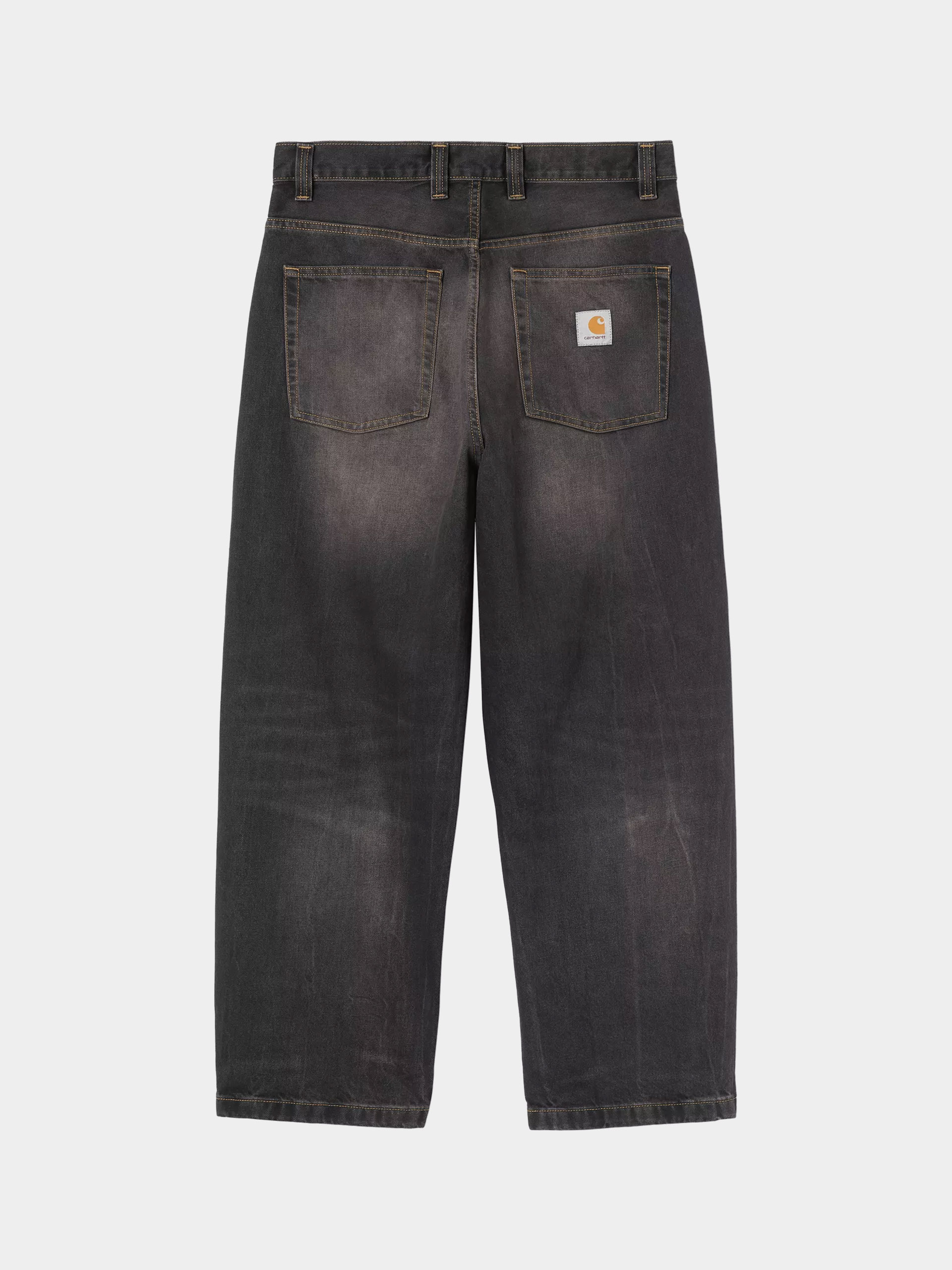 Kalhoty Carhartt WIP Brandon (black/tobacco used wash)