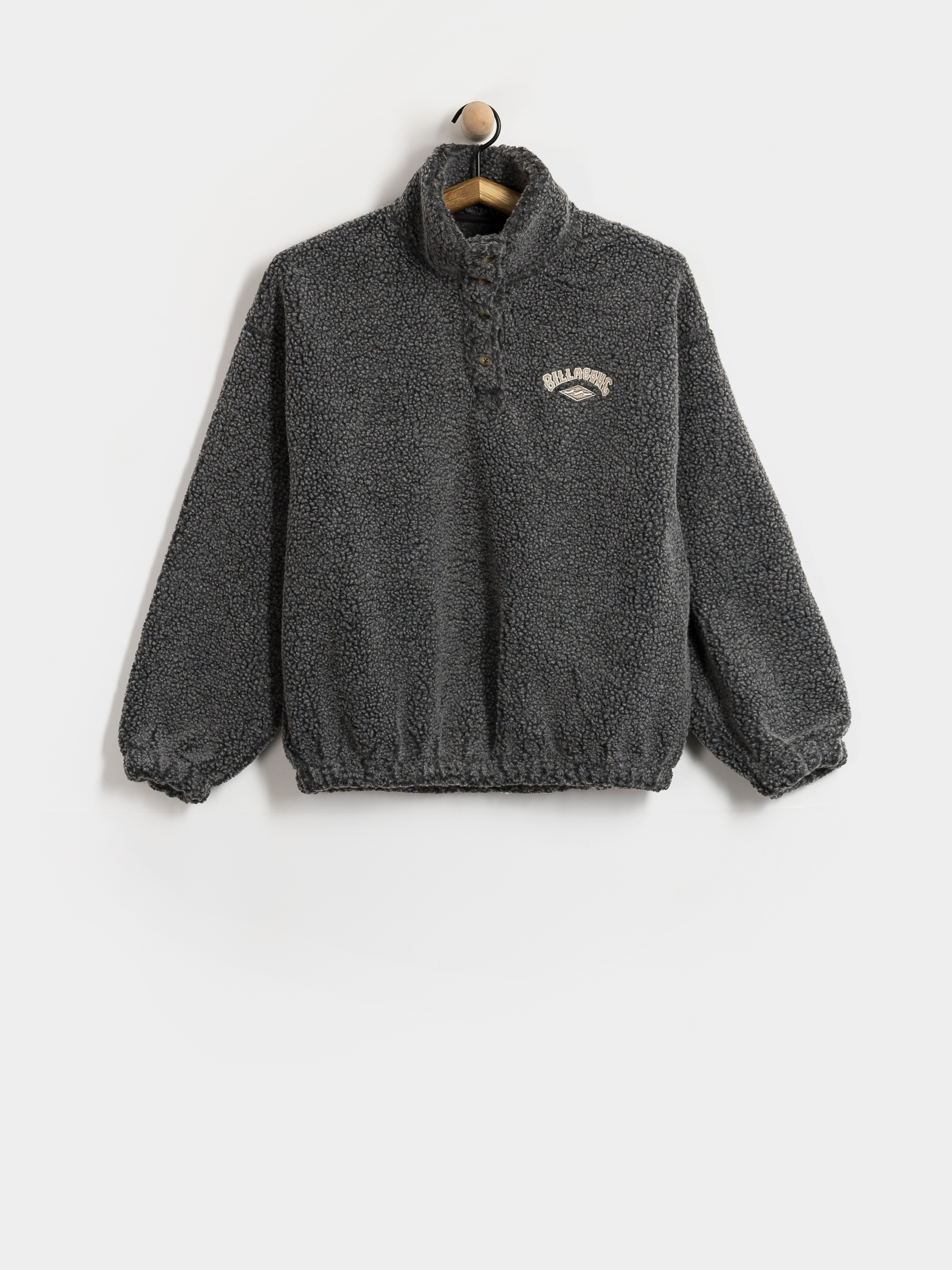 Fleecová mikina Billabong Run The Road Wmn (off black)