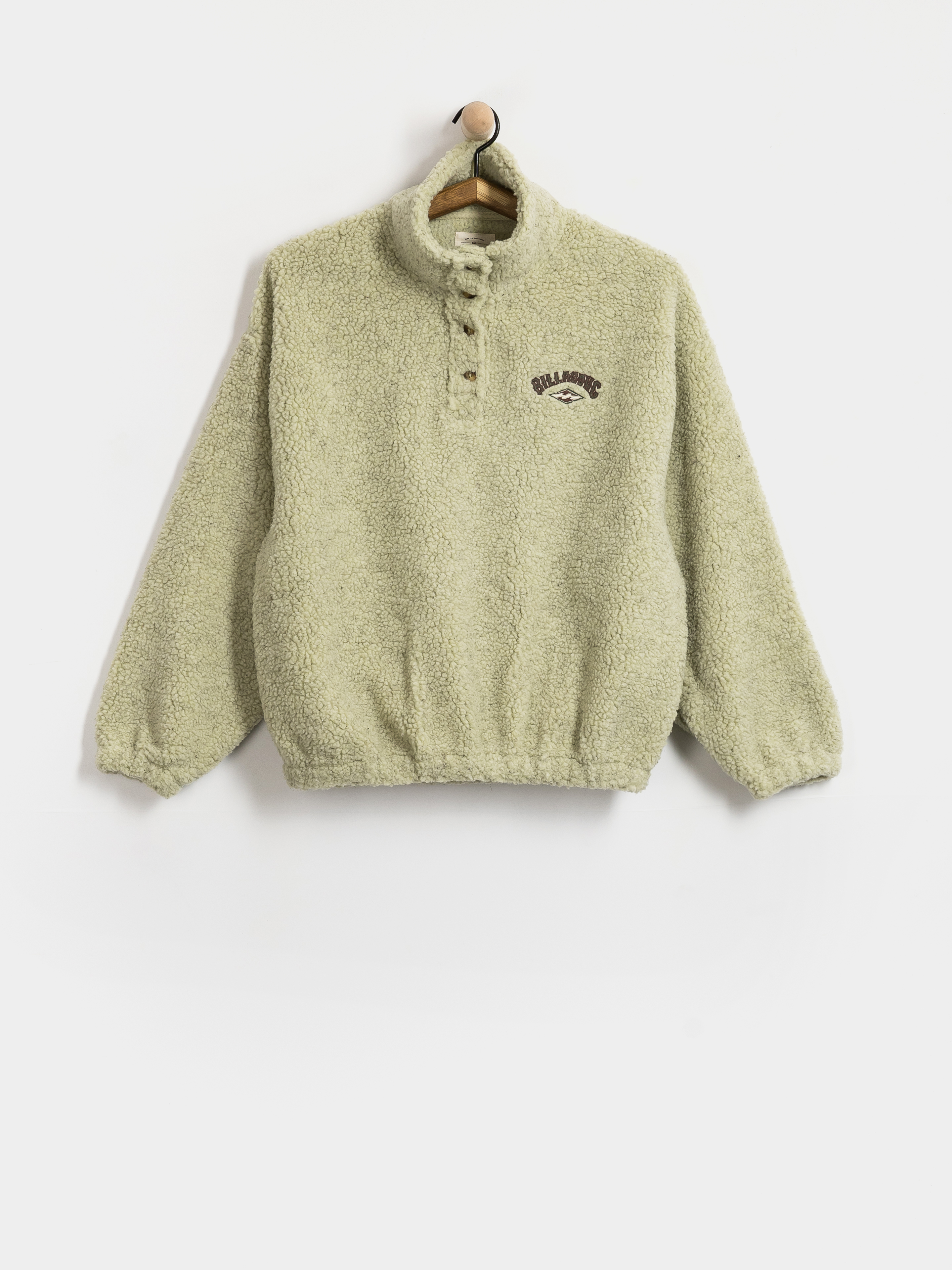 Fleecová mikina Billabong Run The Road Wmn (smoke green)