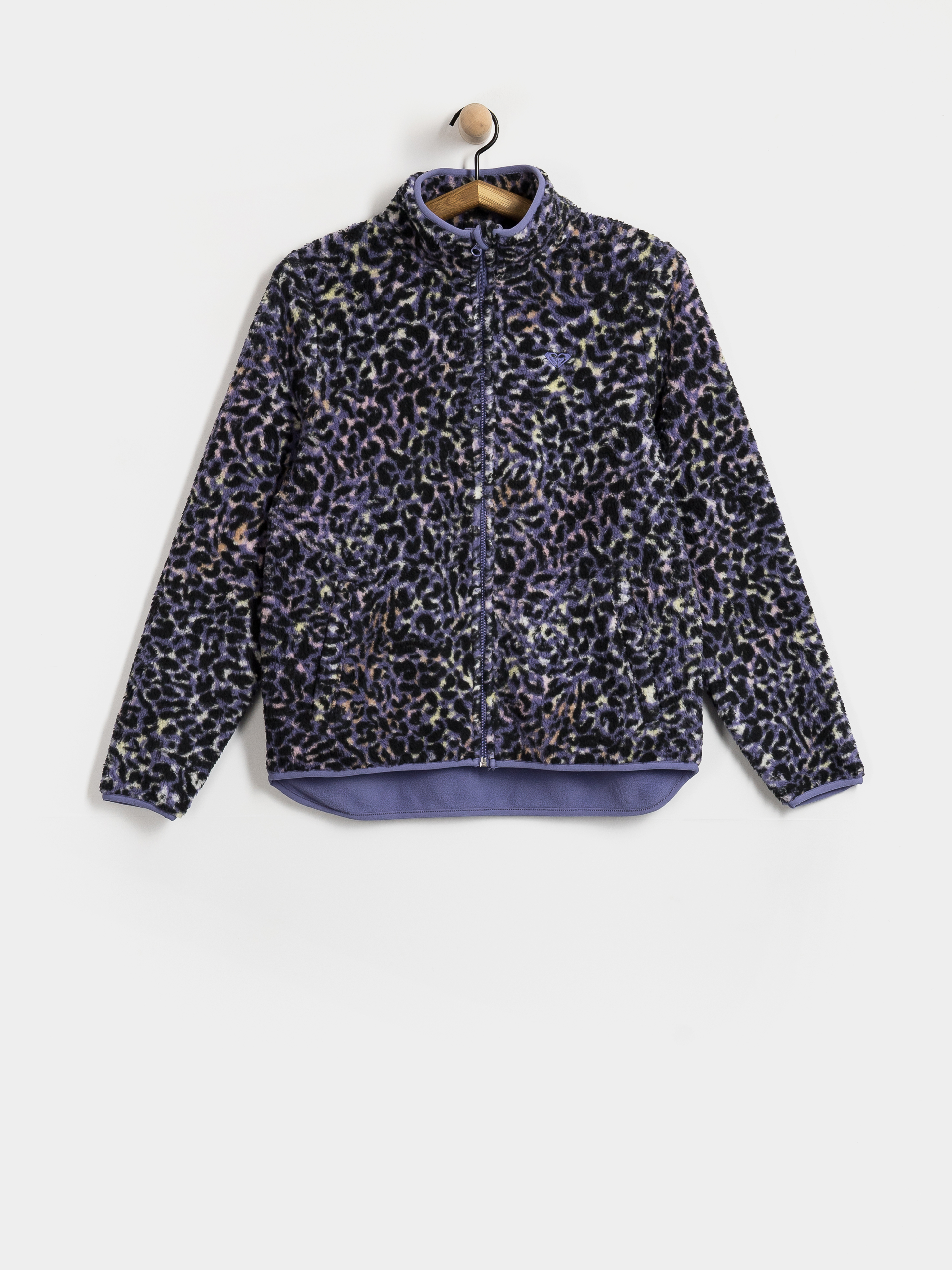 Fleecová mikina Roxy Waves Of Warmth Zippered Wmn