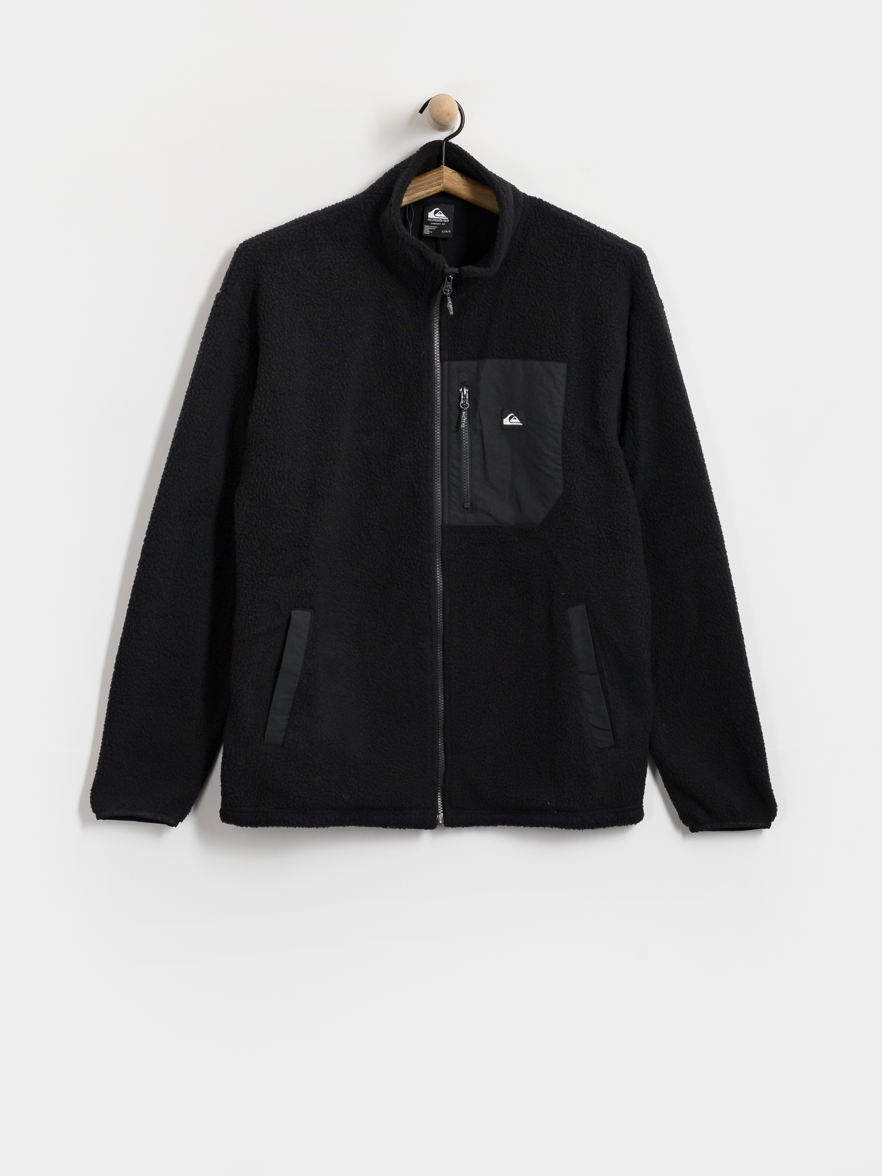 Fleecová mikina Quiksilver Clean Coast Fz (black)