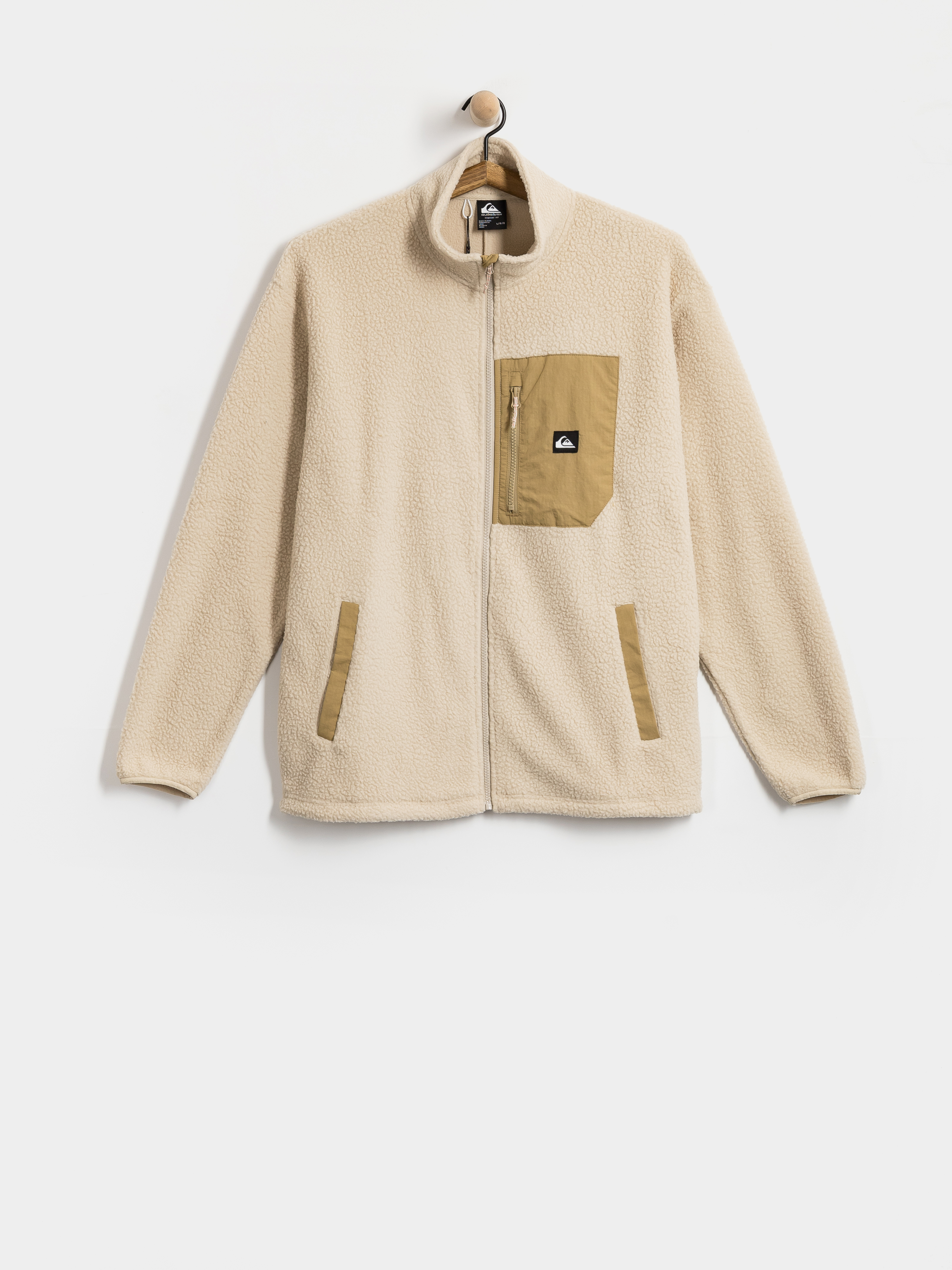 Fleecová mikina Quiksilver Clean Coast Fz (peyote)